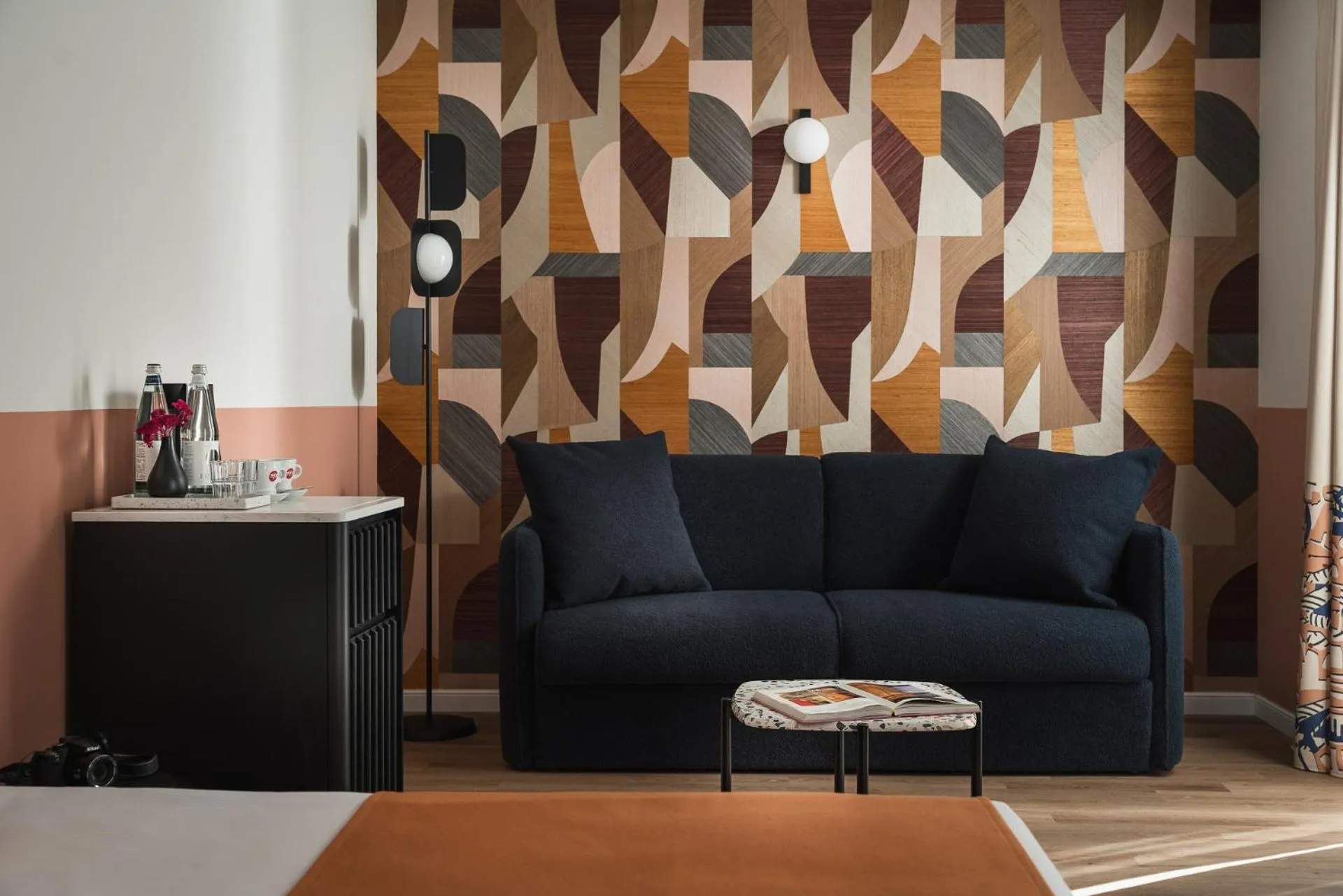 Seating area in DuoMo Hotel