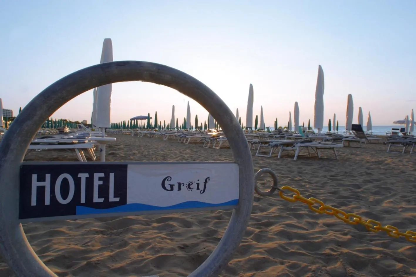 Beach in Hotel Greif