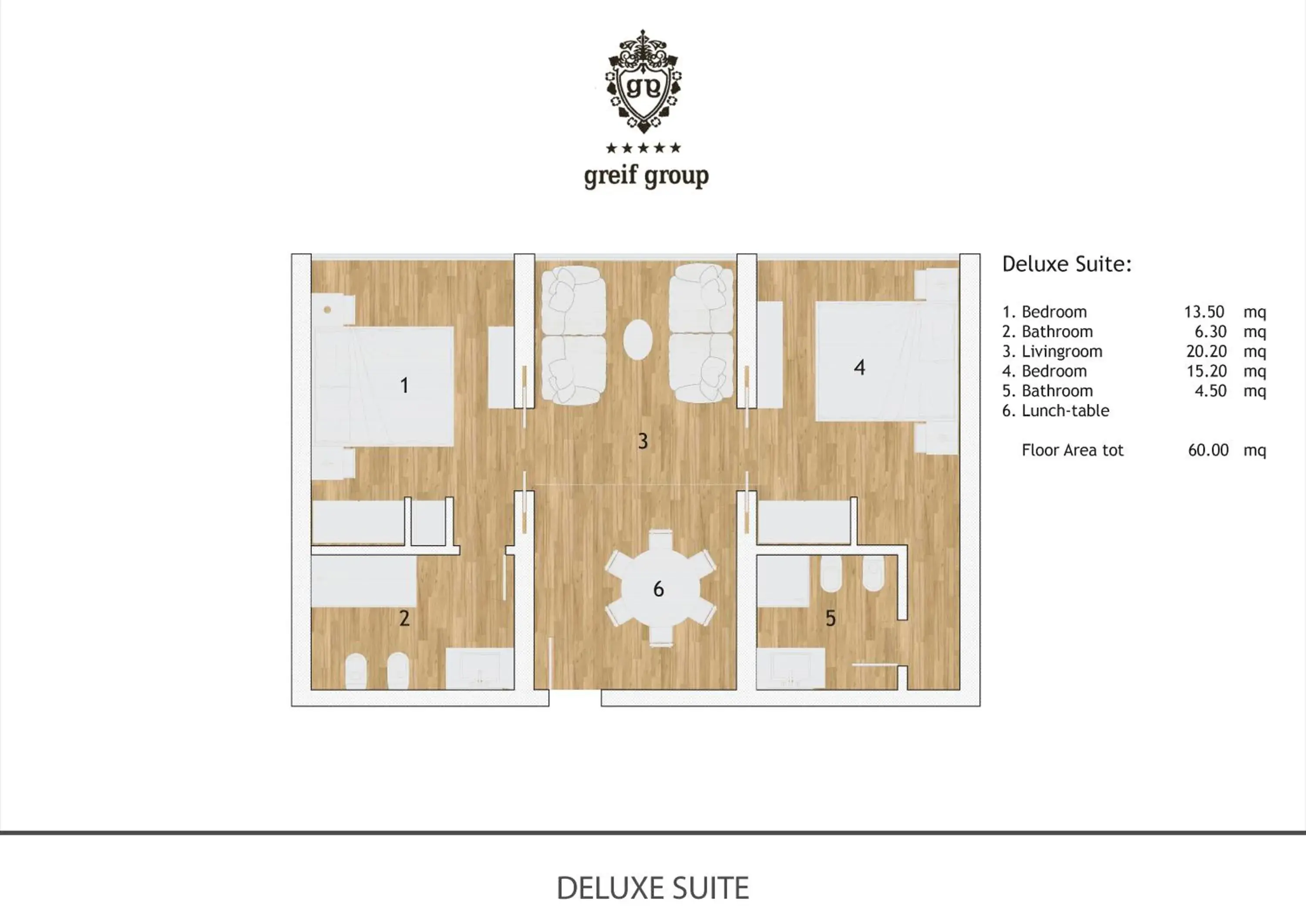 Deluxe Suite in Hotel Greif Deluxe Suite in Hotel Greif