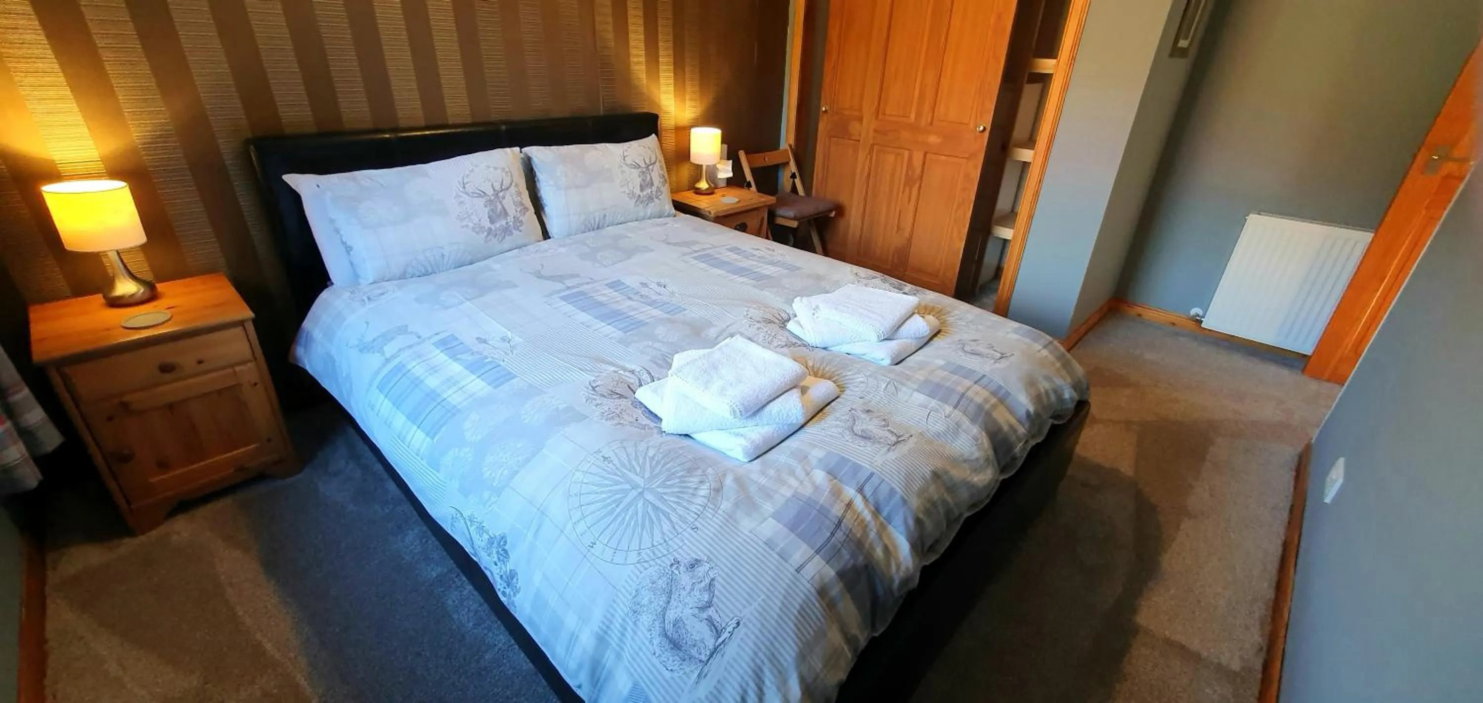 Bed in Torcroft Lodges