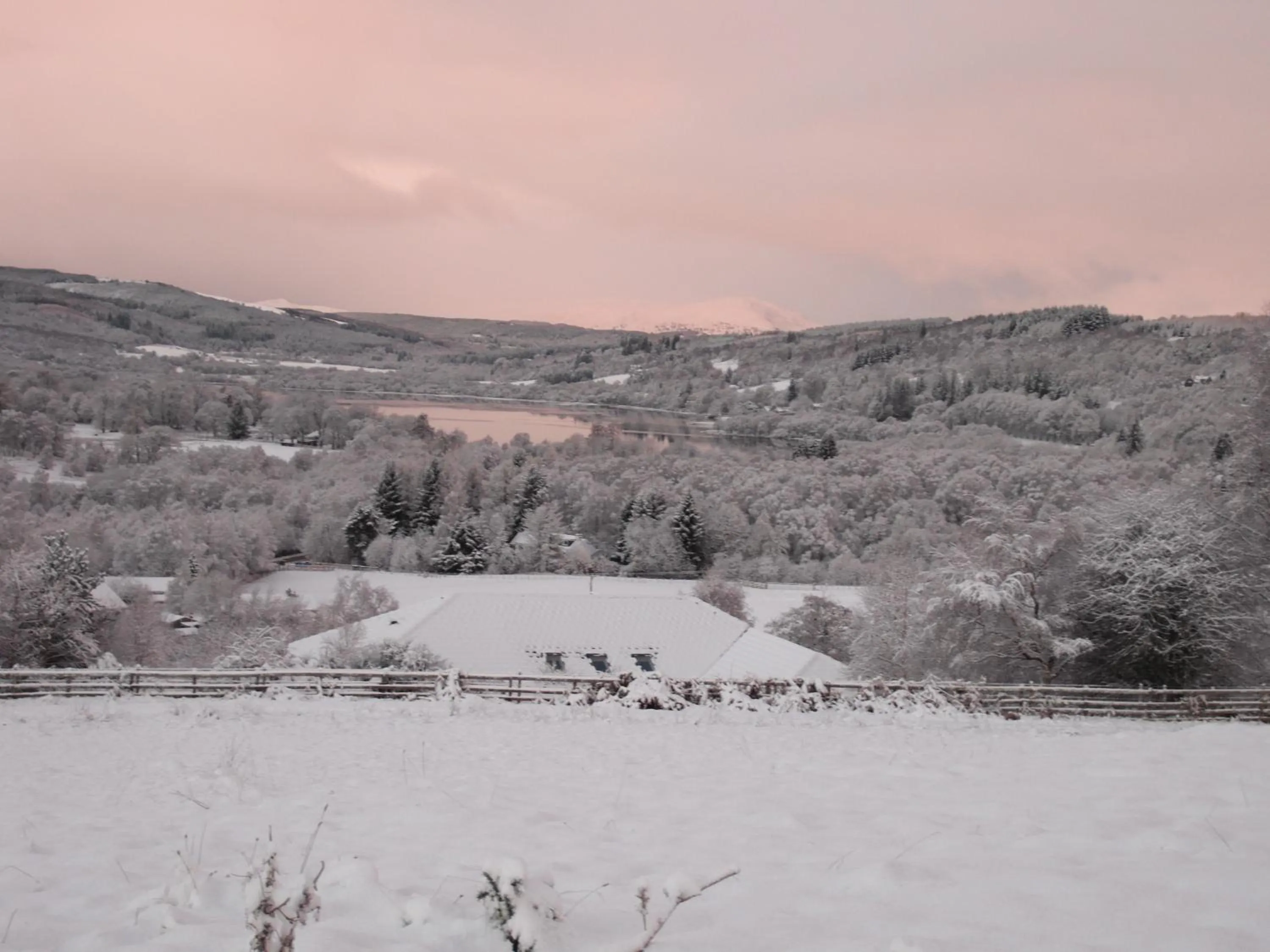 Winter in Torcroft Lodges