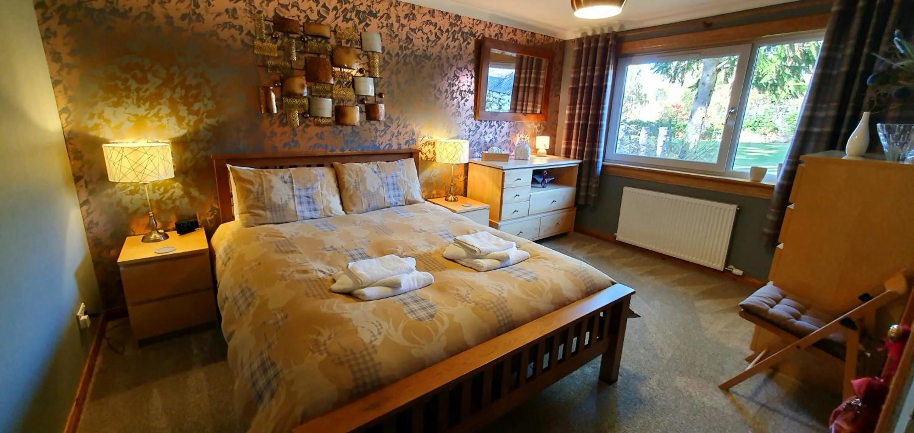 Bed in Torcroft Lodges