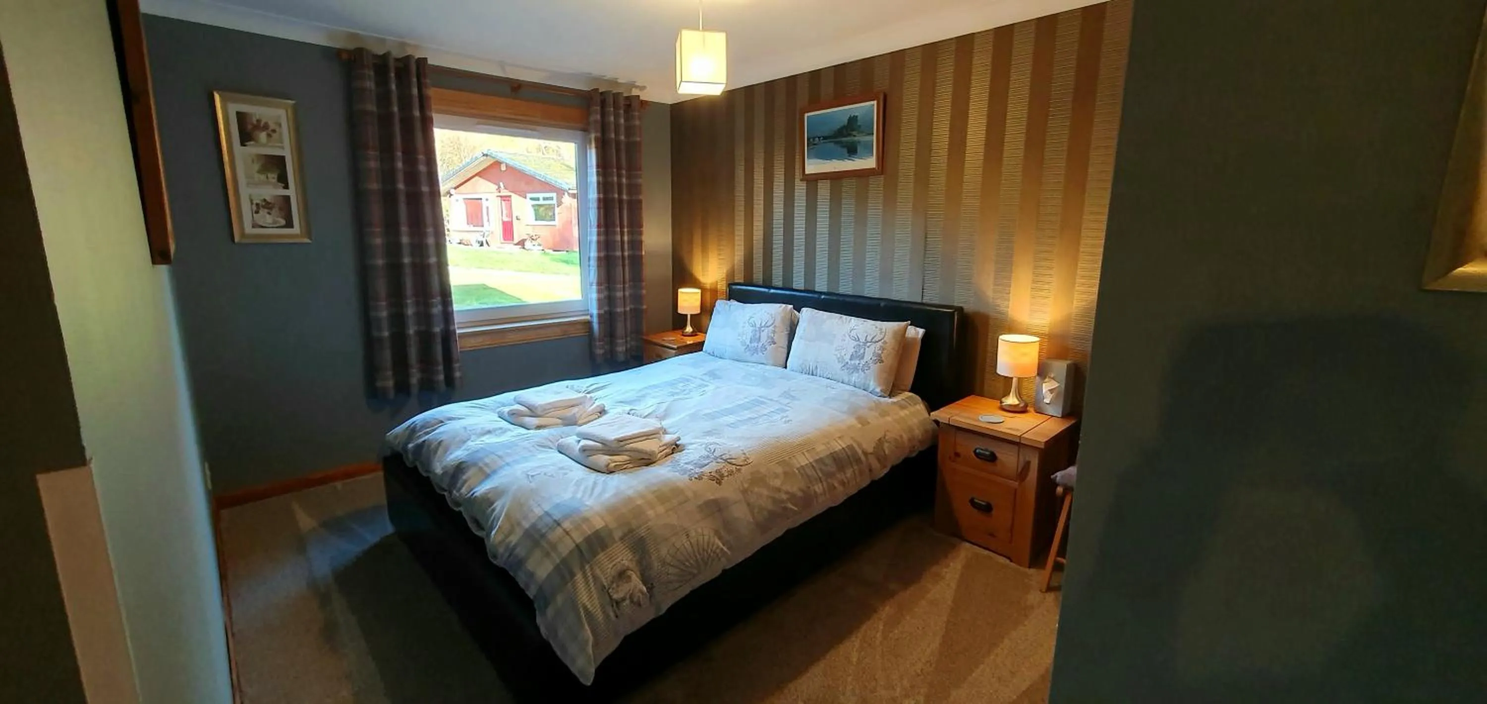 Bed in Torcroft Lodges