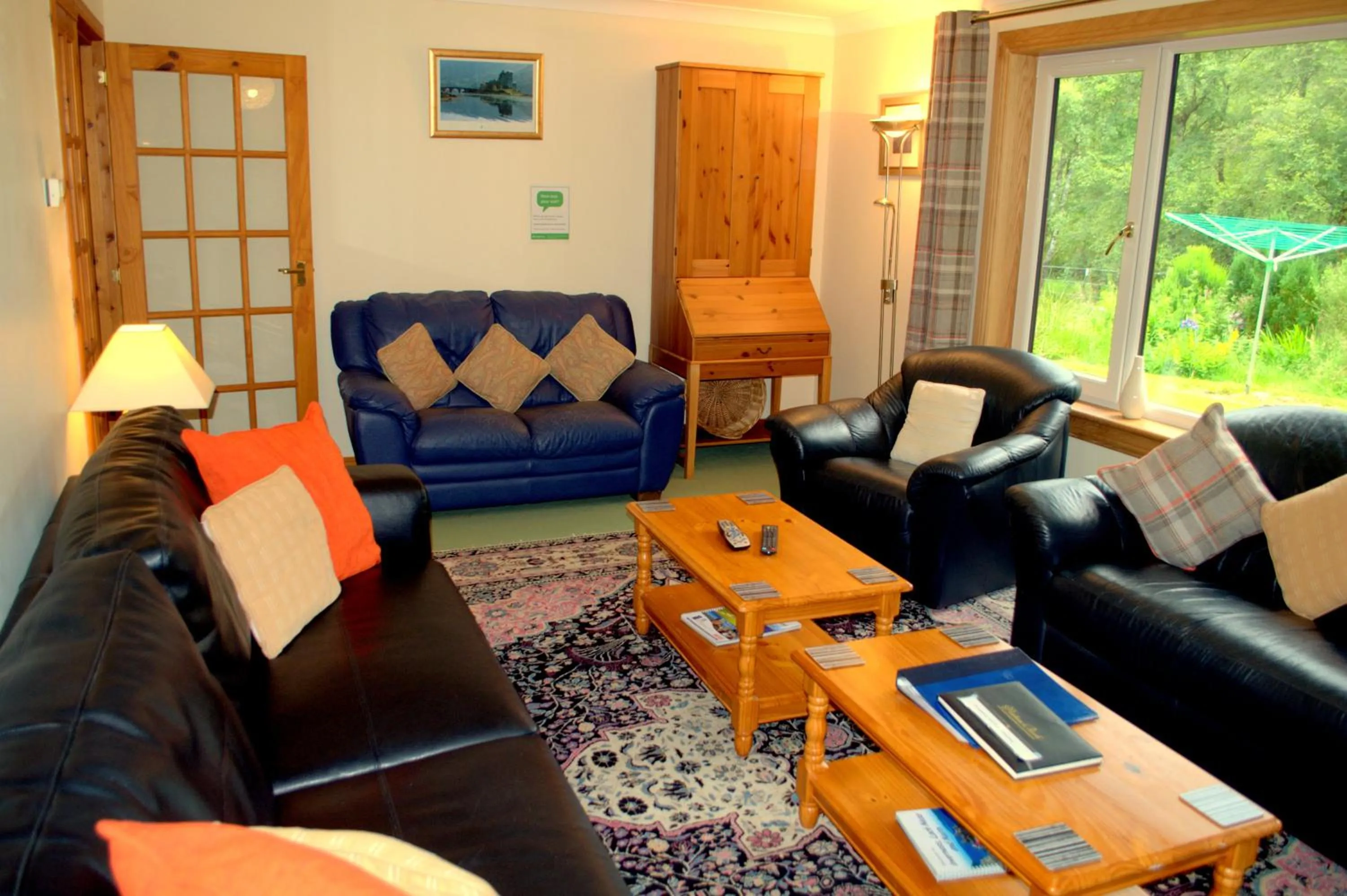 Living room in Torcroft Lodges
