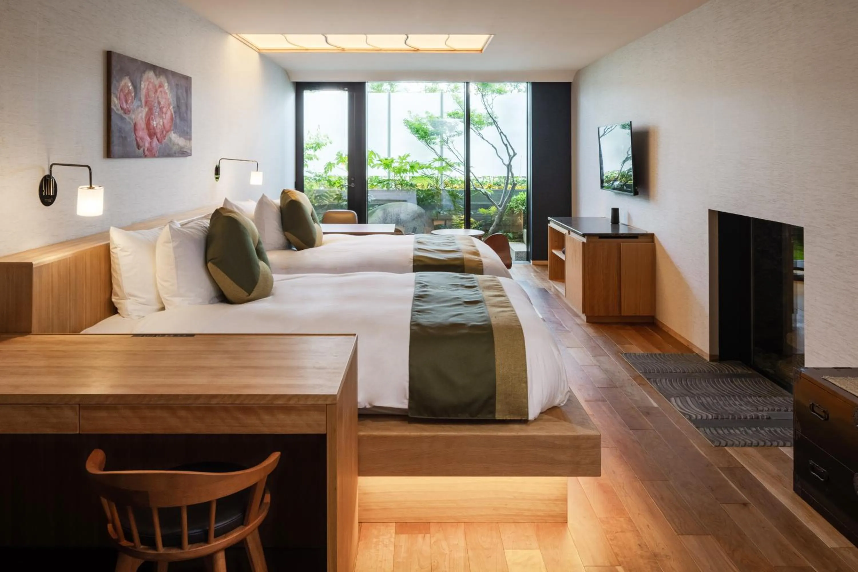 Bedroom in Genji Kyoto, a Member of Design Hotels
