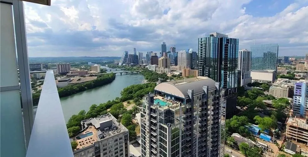 View (from property/room) in Upscale Rainey St Condo Homes - Peloton, gym, rooftop pool, wifi included
