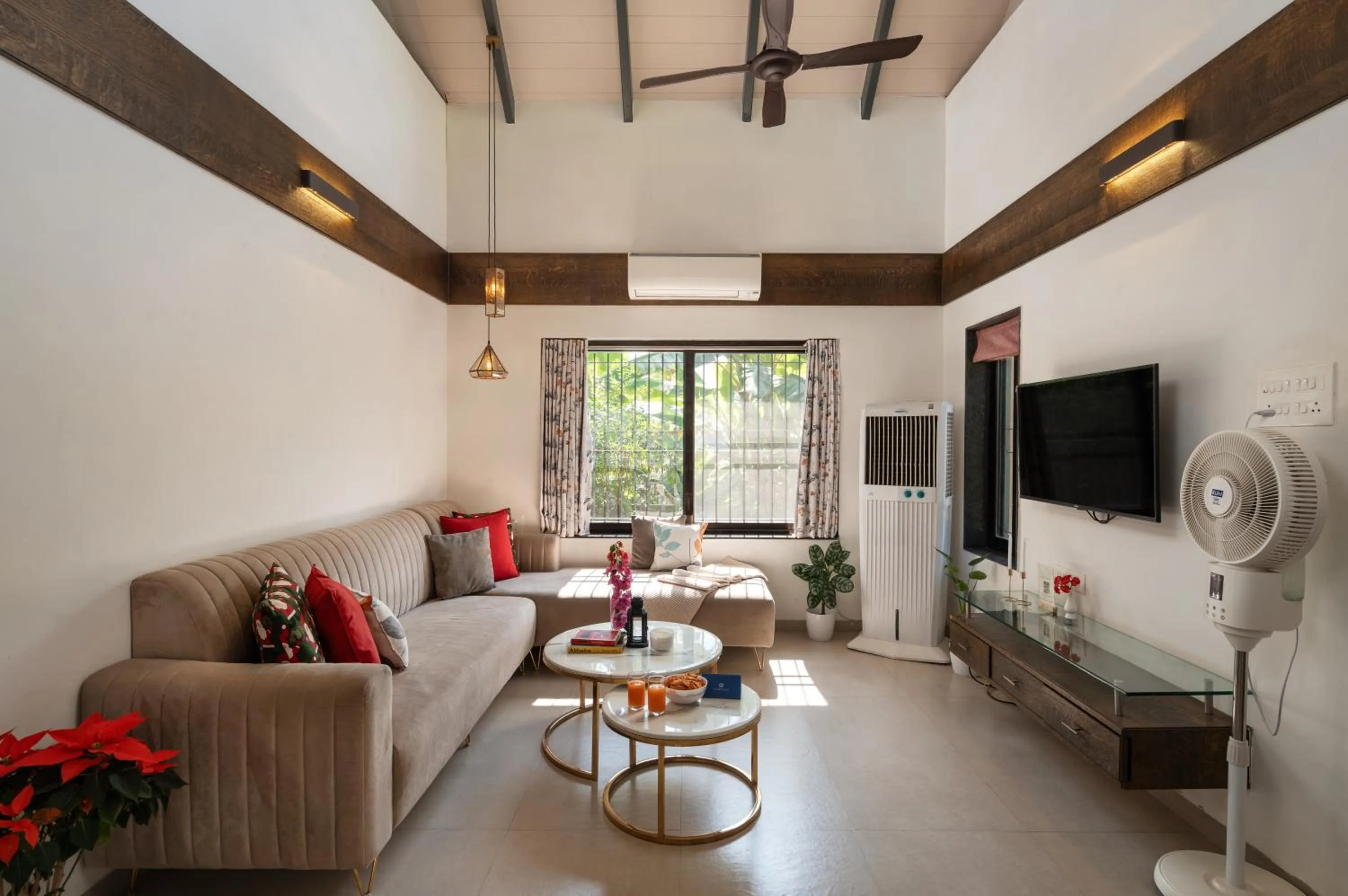 SaffronStays Eden - 3BR vineyard-side pool villa with jacuzzi, farm dining, stargazing deck & lawns for celebrations