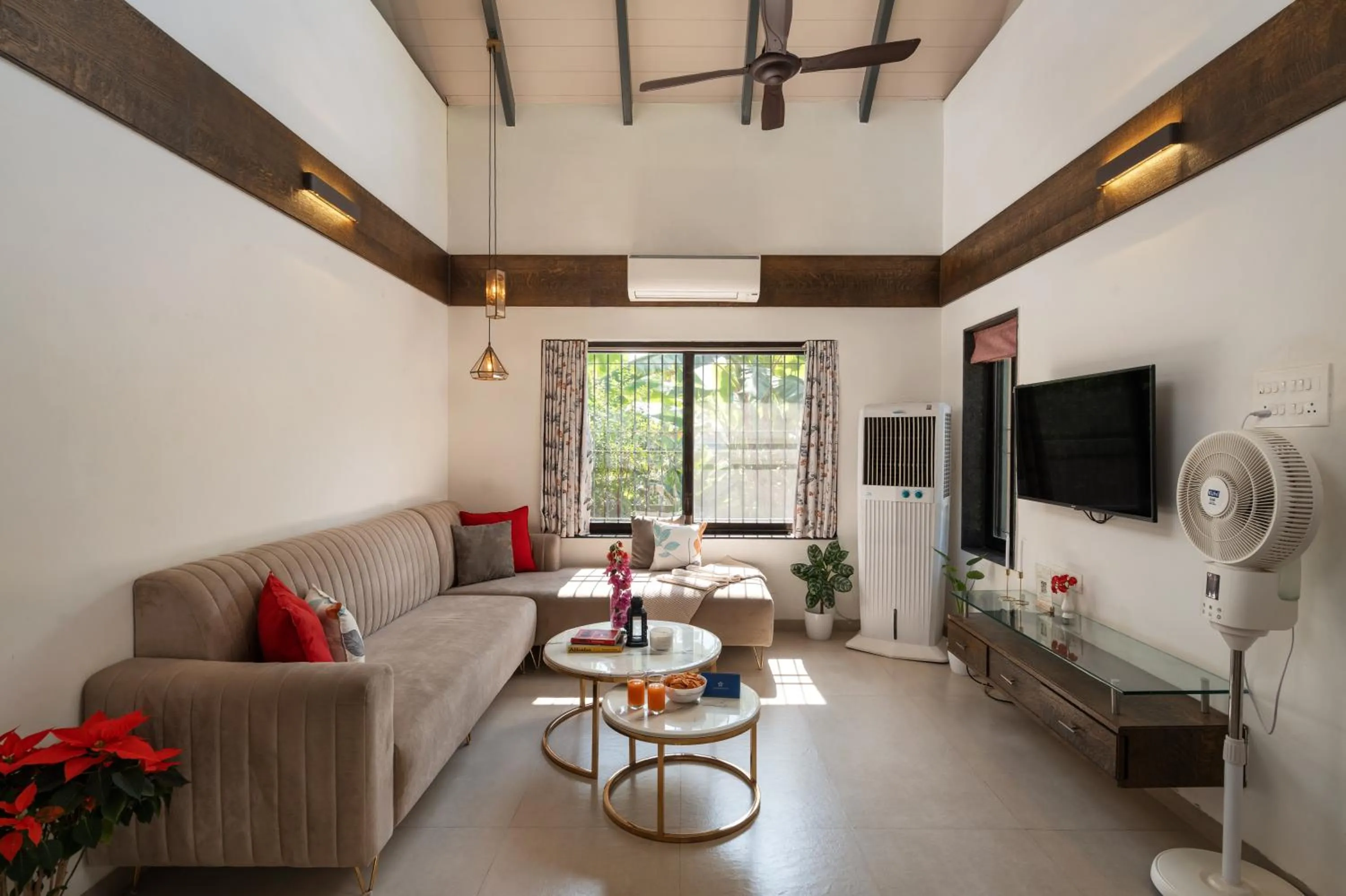 SaffronStays Eden - 3BR vineyard-side pool villa with jacuzzi, farm dining, stargazing deck & lawns for celebrations