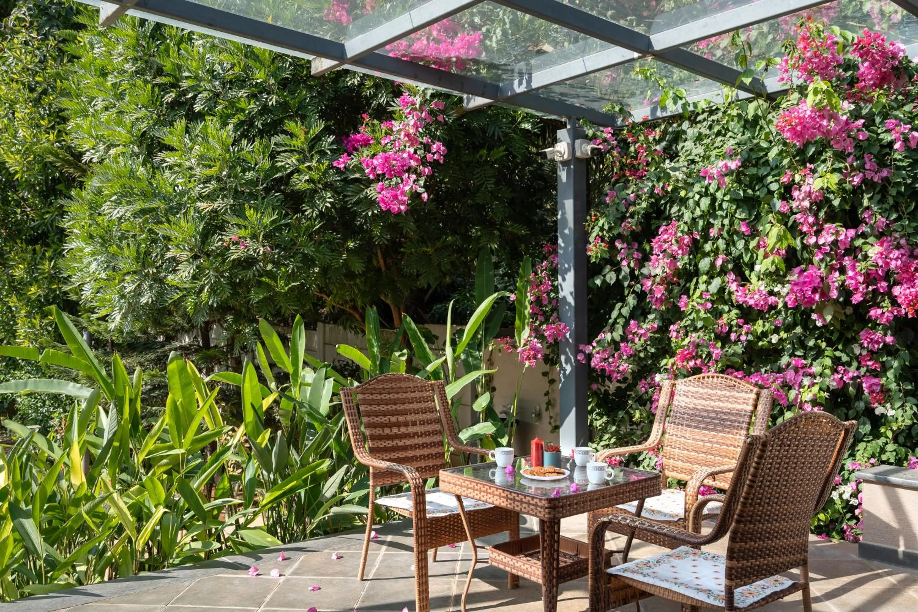 SaffronStays Eden - 3BR vineyard-side pool villa with jacuzzi, farm dining, stargazing deck & lawns for celebrations