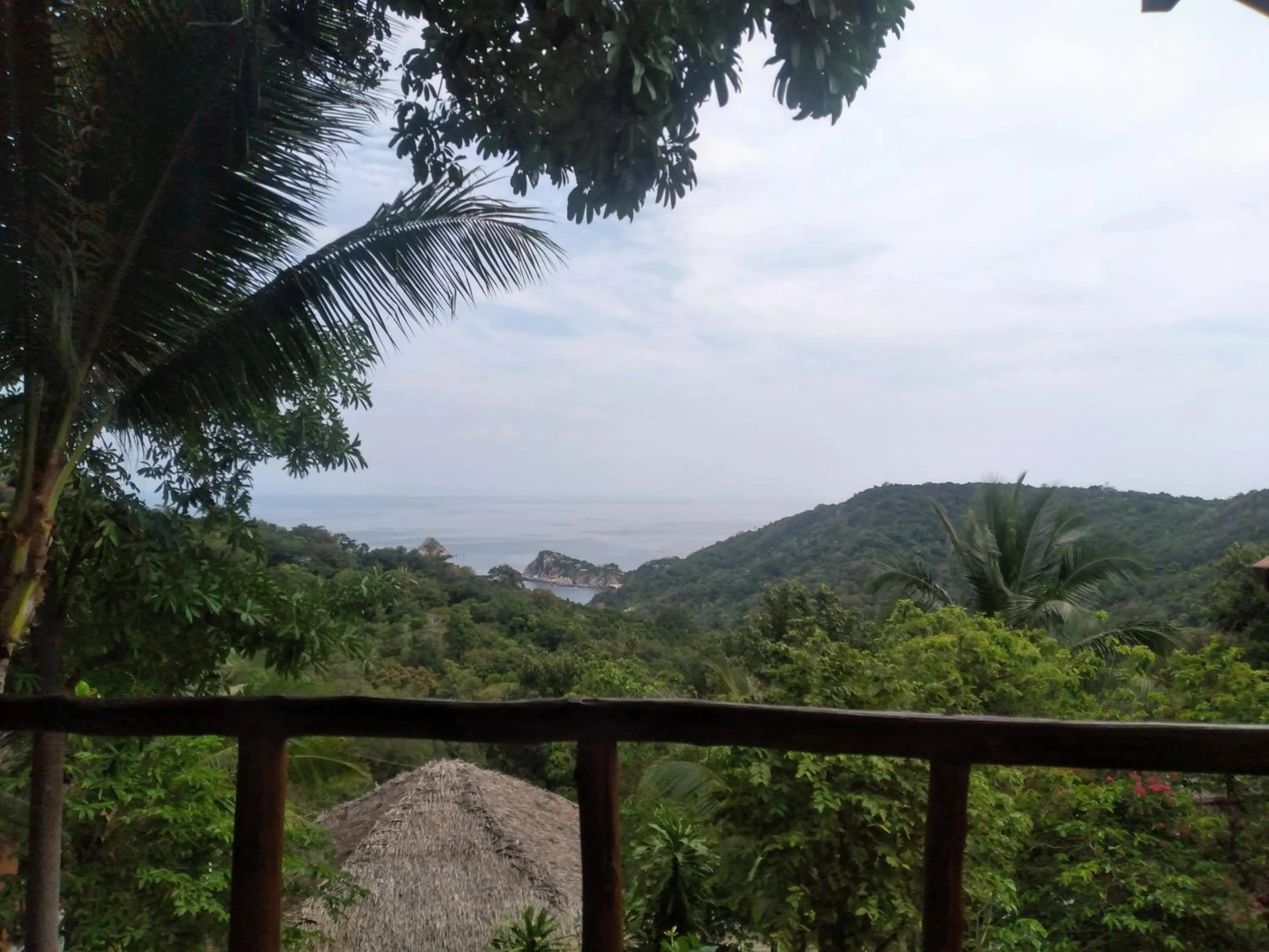 Balcony/Terrace in Tree House Bungalows Koh Tao