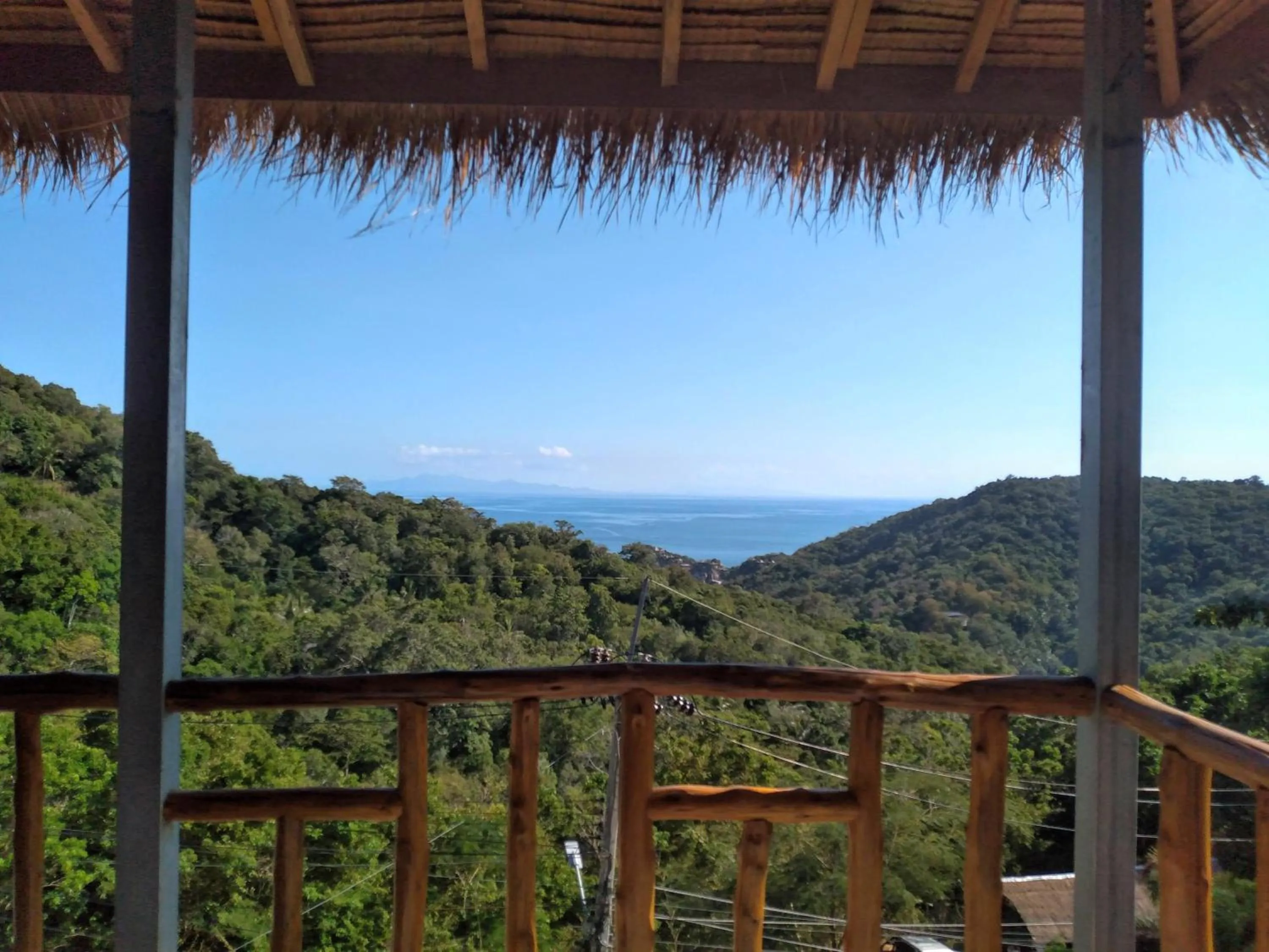 Balcony/Terrace in Tree House Bungalows Koh Tao