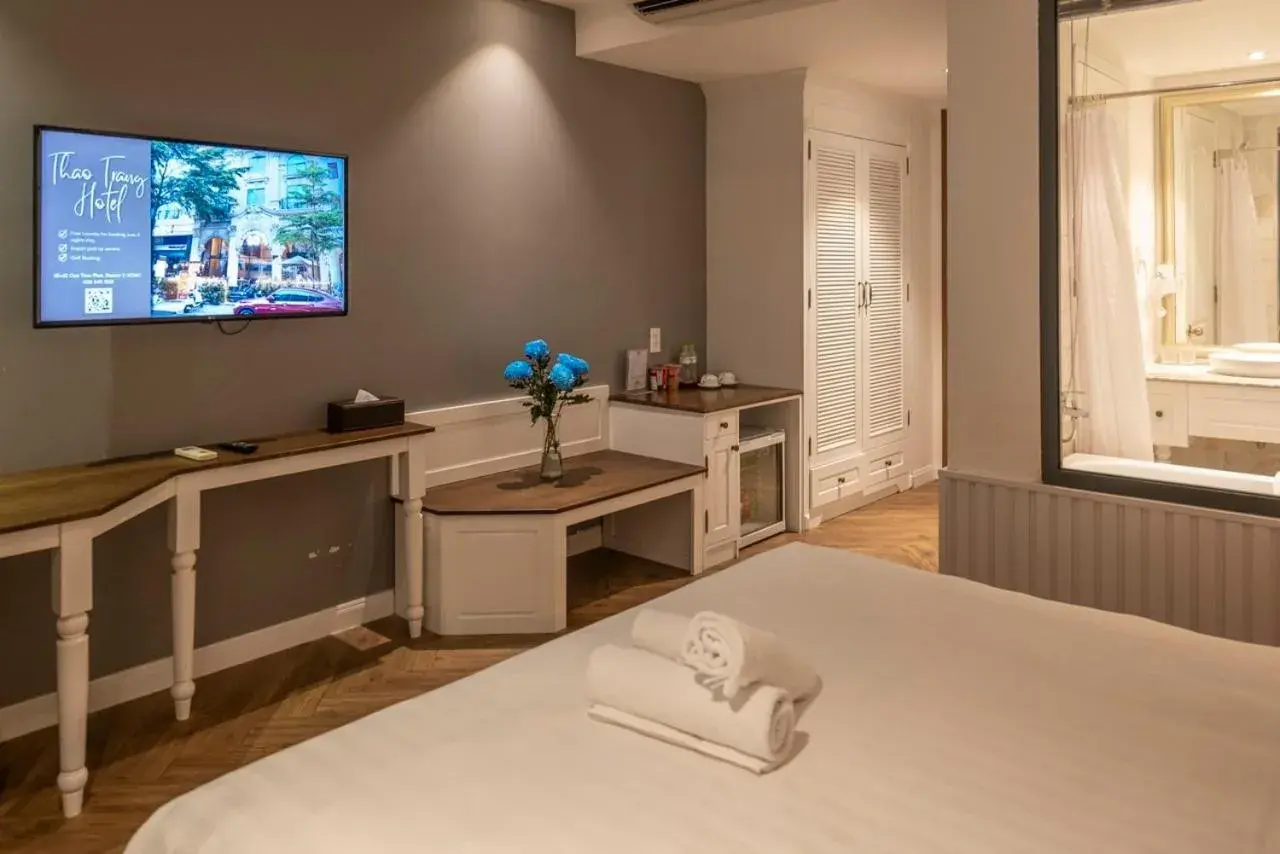 Bedroom, Bed in Thao Trang Laluxe Hotel Phu My Hung Bedroom, Bed in Thao Trang Laluxe Hotel Phu My Hung