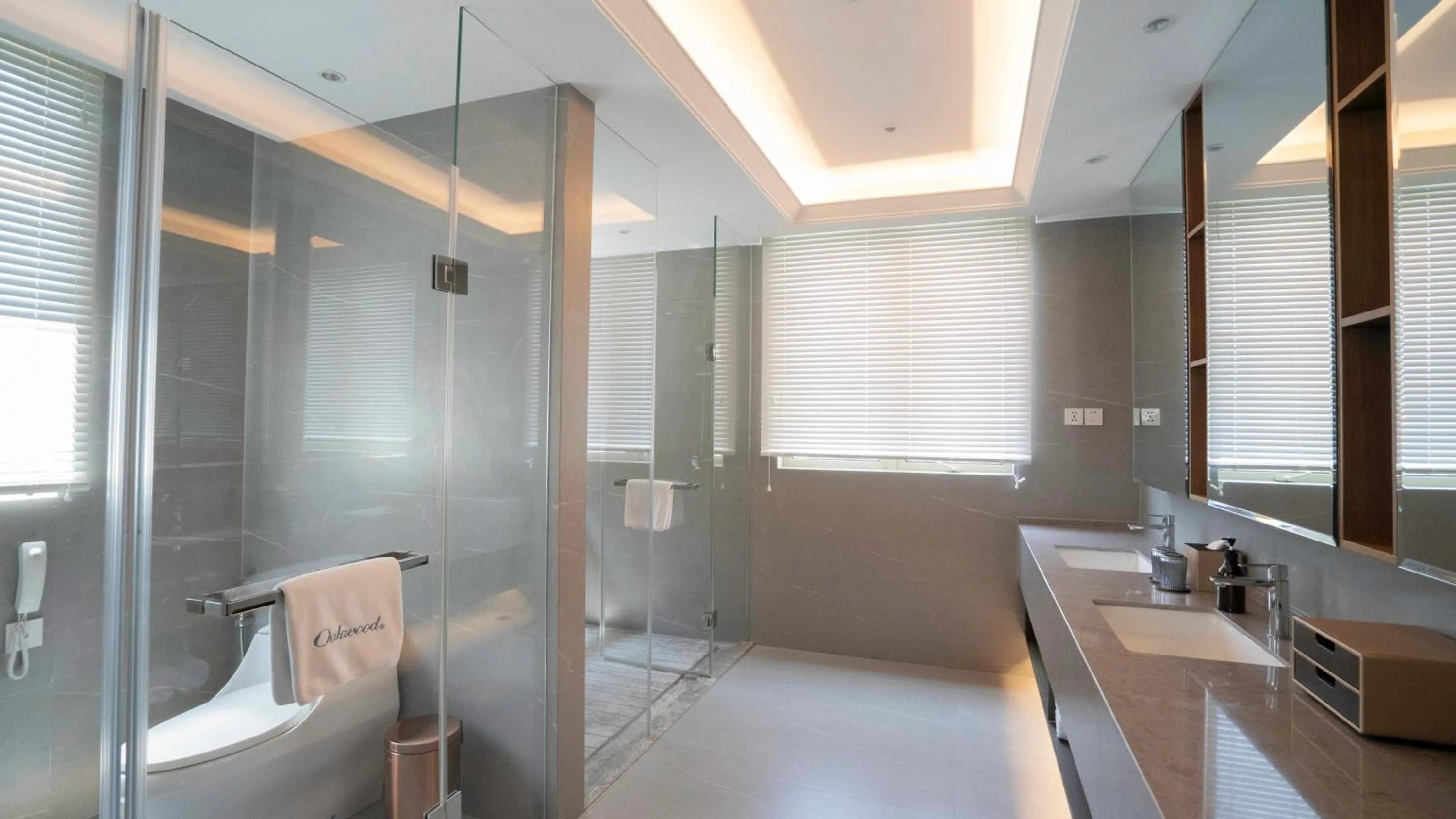 Bathroom in Oakwood Premier Phnom Penh