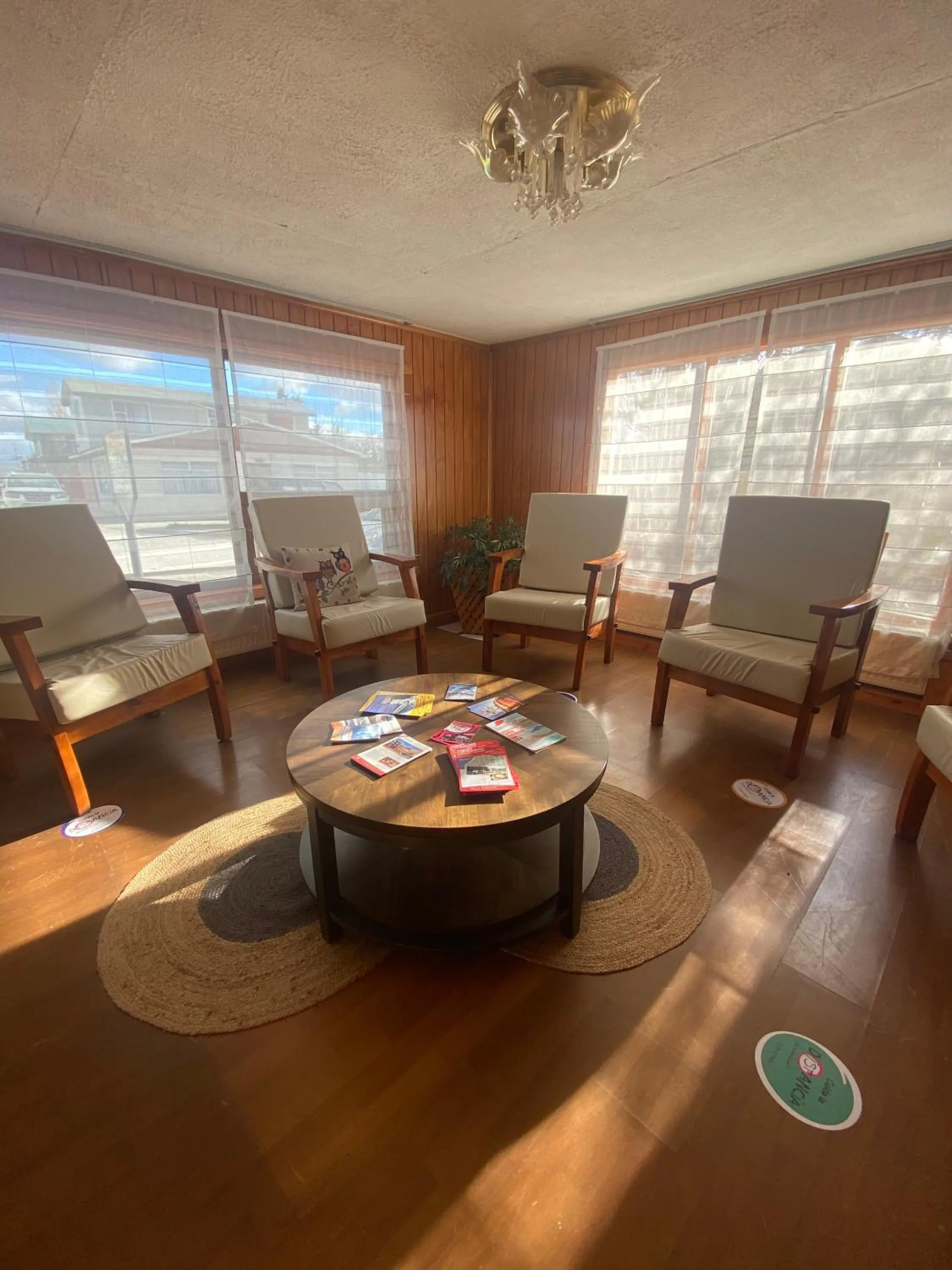 Living room in Hostal Alamo Patagonico