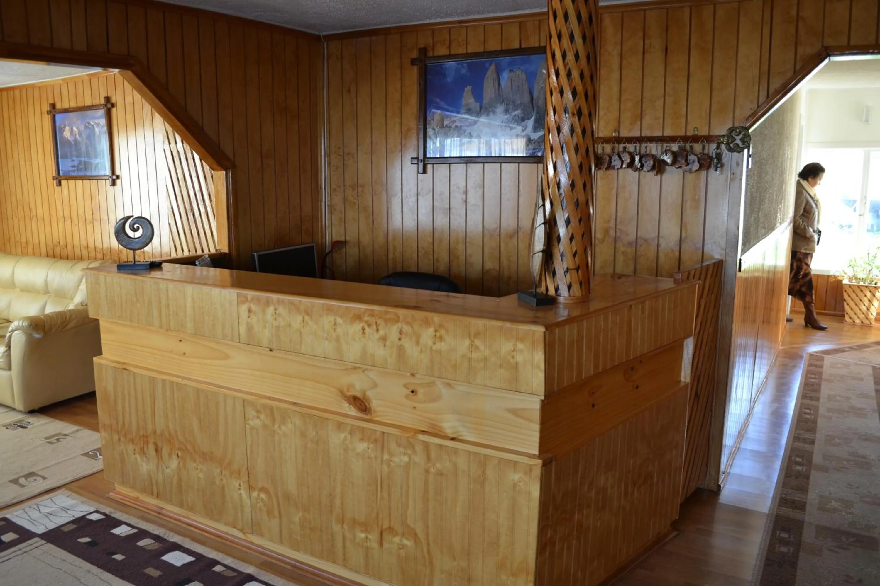 Lobby or reception in Hostal Alamo Patagonico