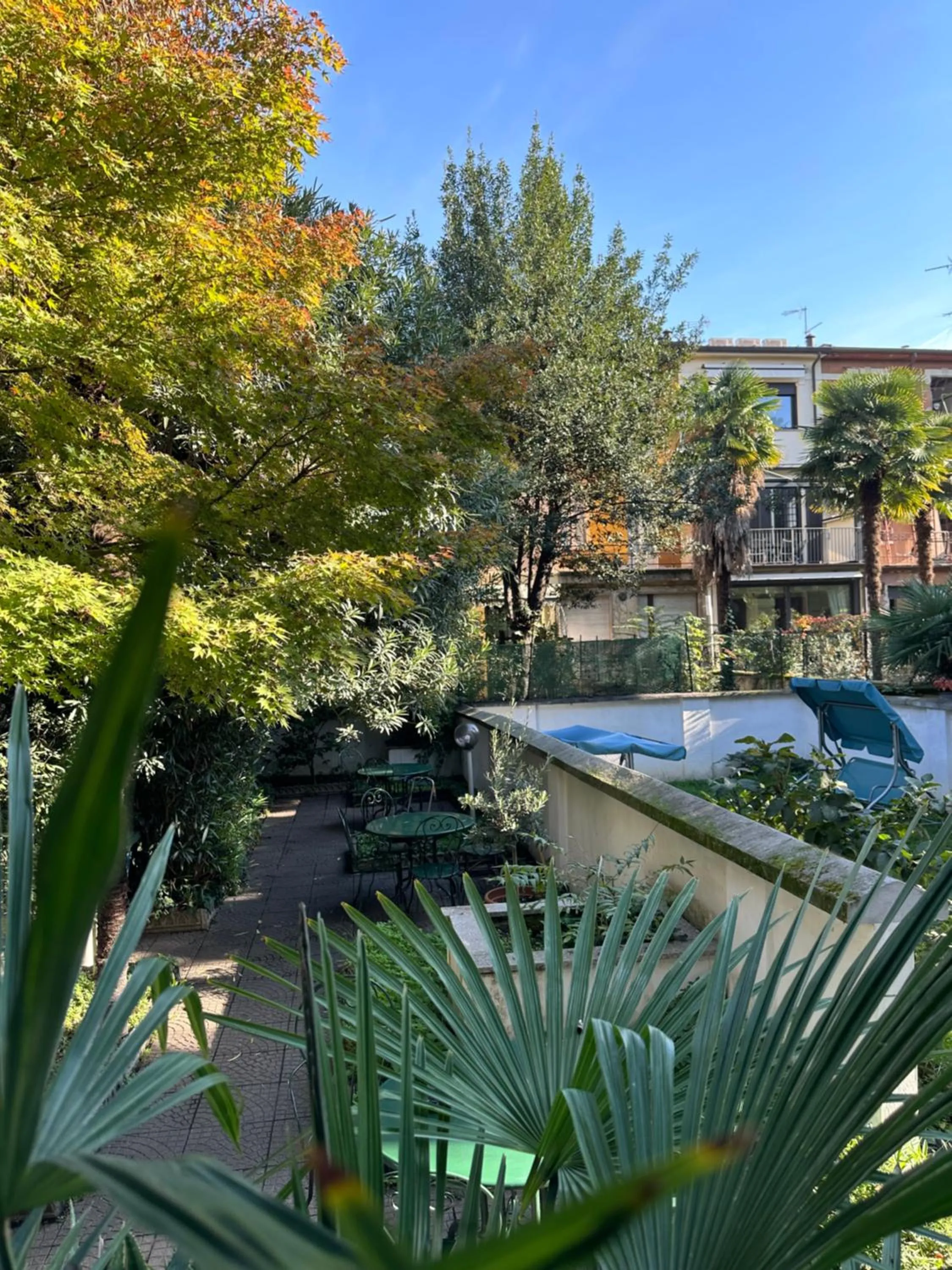 Garden view in Hotel Aspromonte