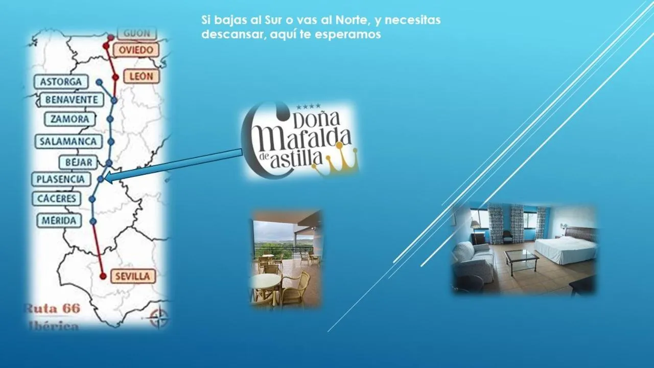 Text overlay in Hospedium Hotel Doña Mafalda de Castilla