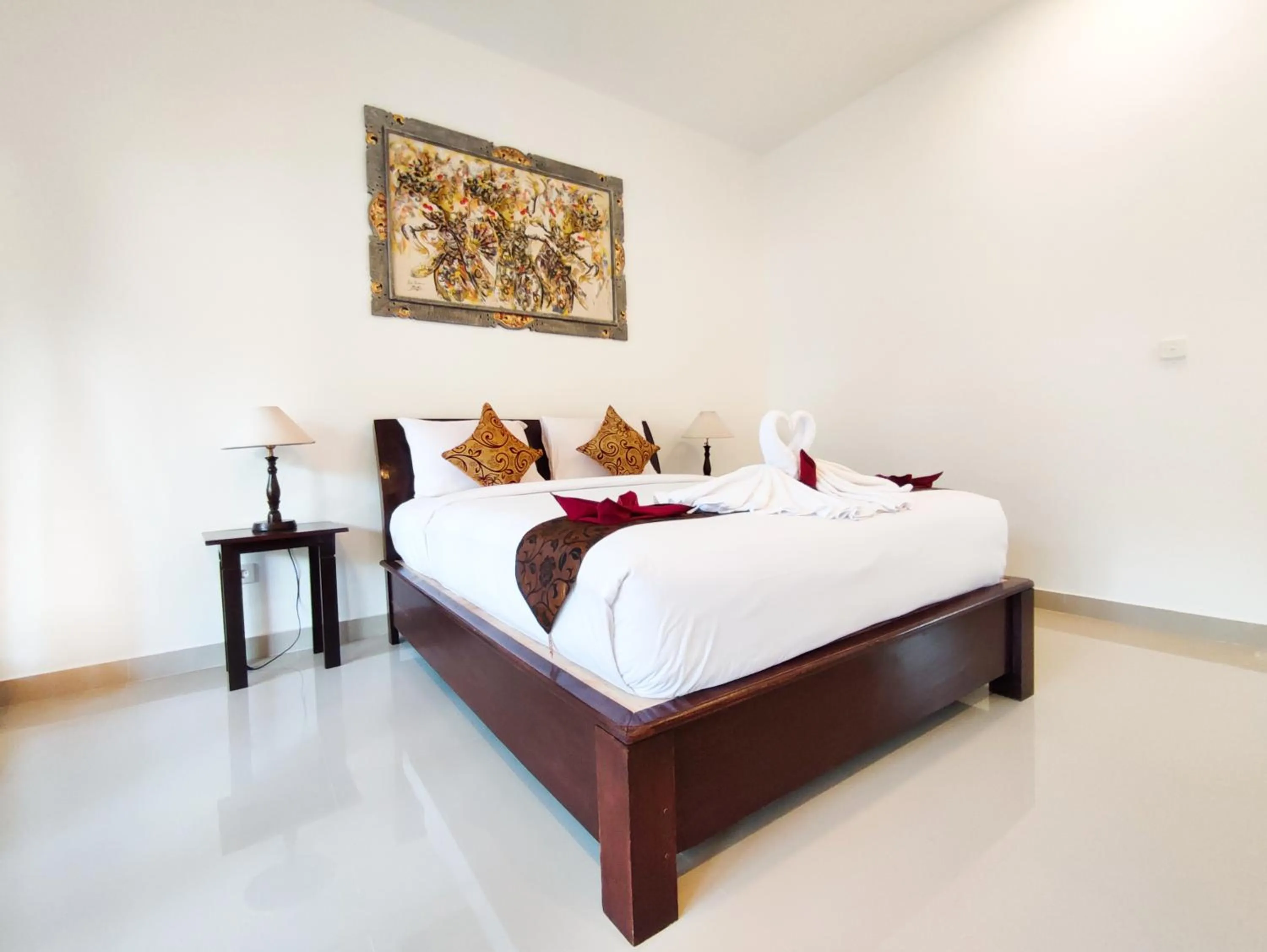 Bed in The Bali Menjangan Boutique Villas & Dive Center