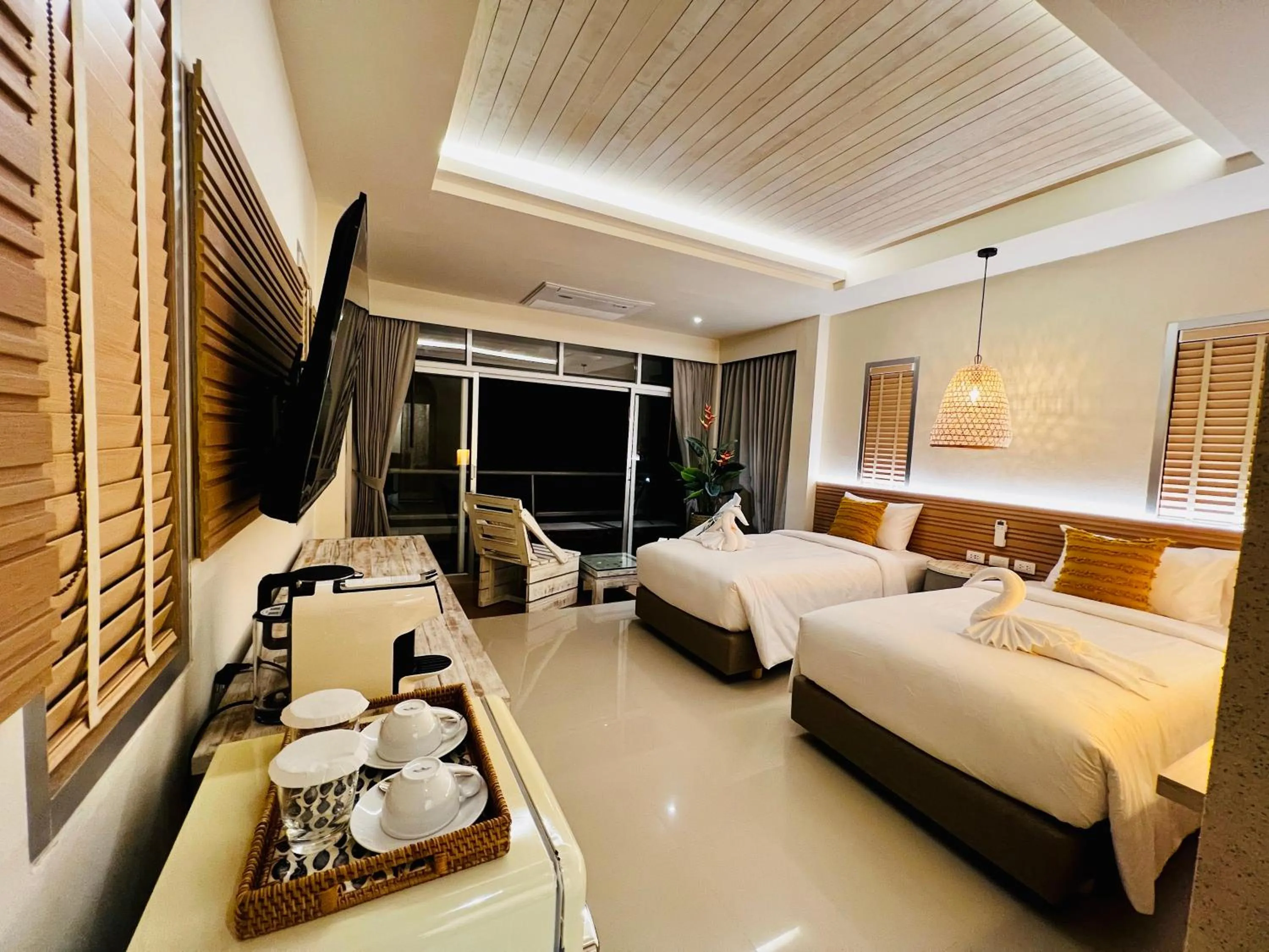 Bed in Amity Beach Resort