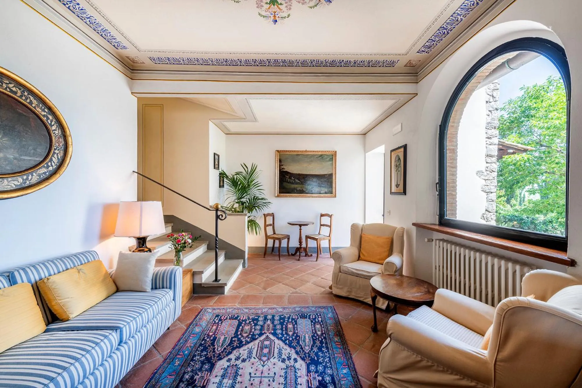 Living room in Relais Vignale & Spa