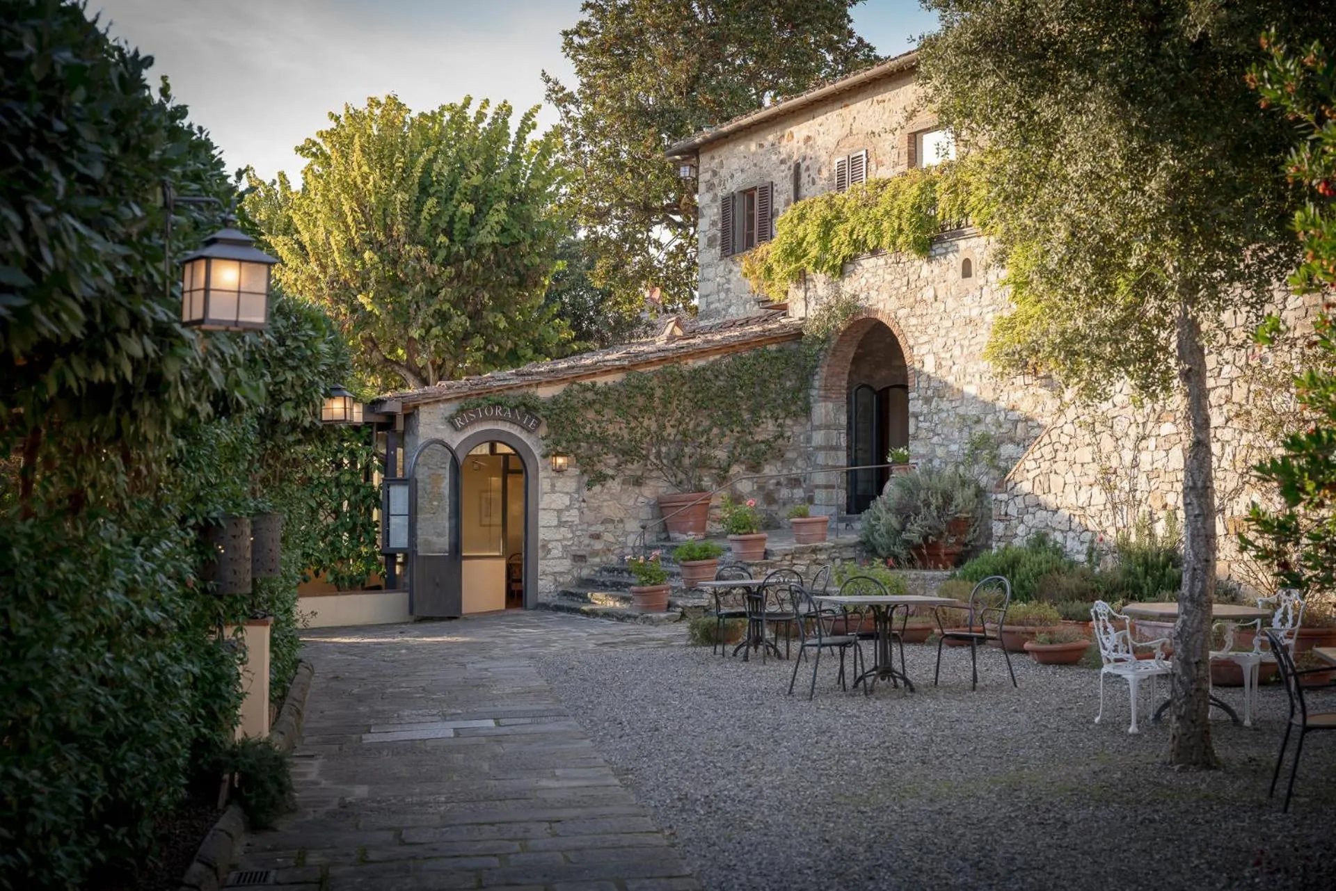 Garden view in Relais Vignale & Spa
