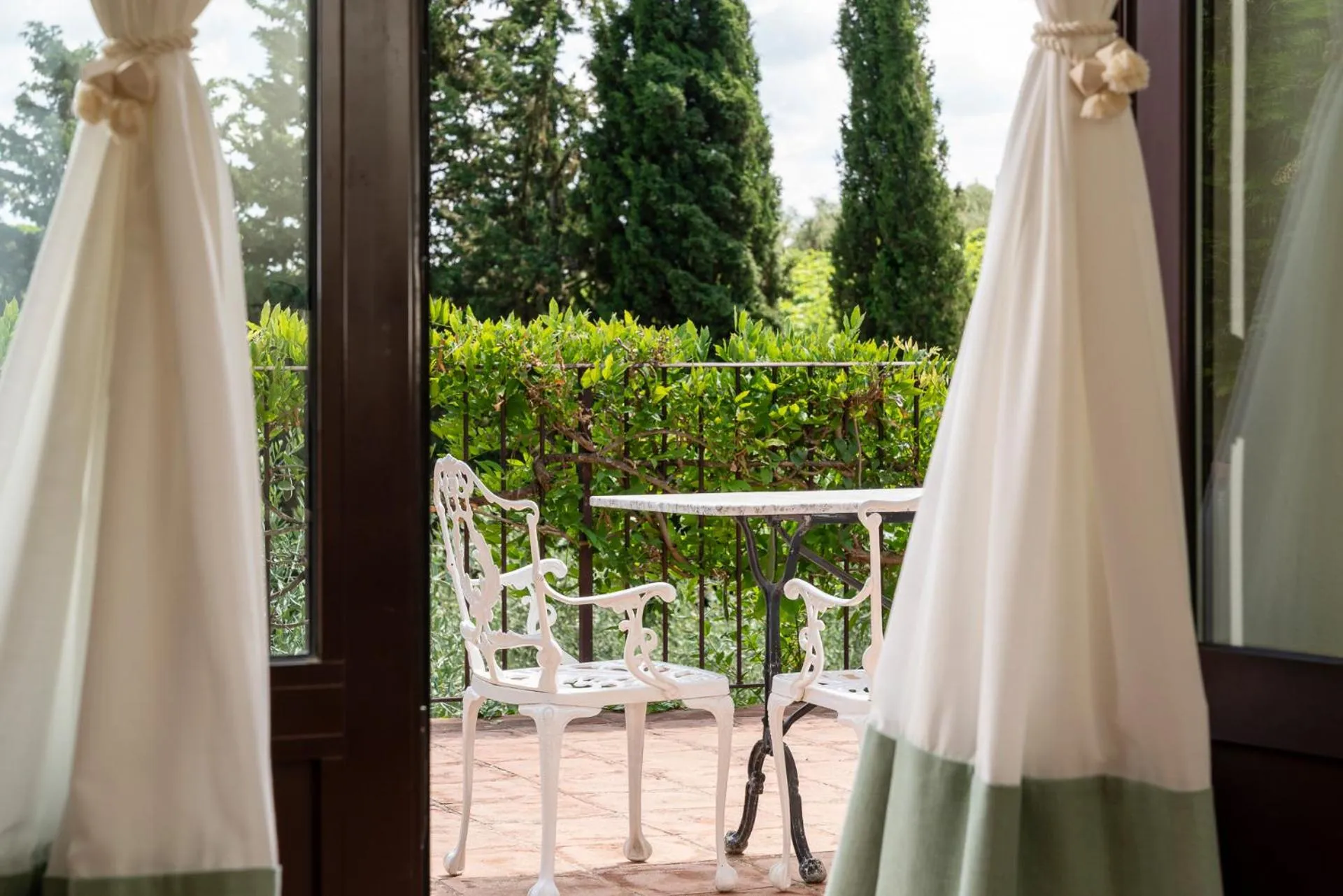 Balcony/Terrace in Relais Vignale & Spa