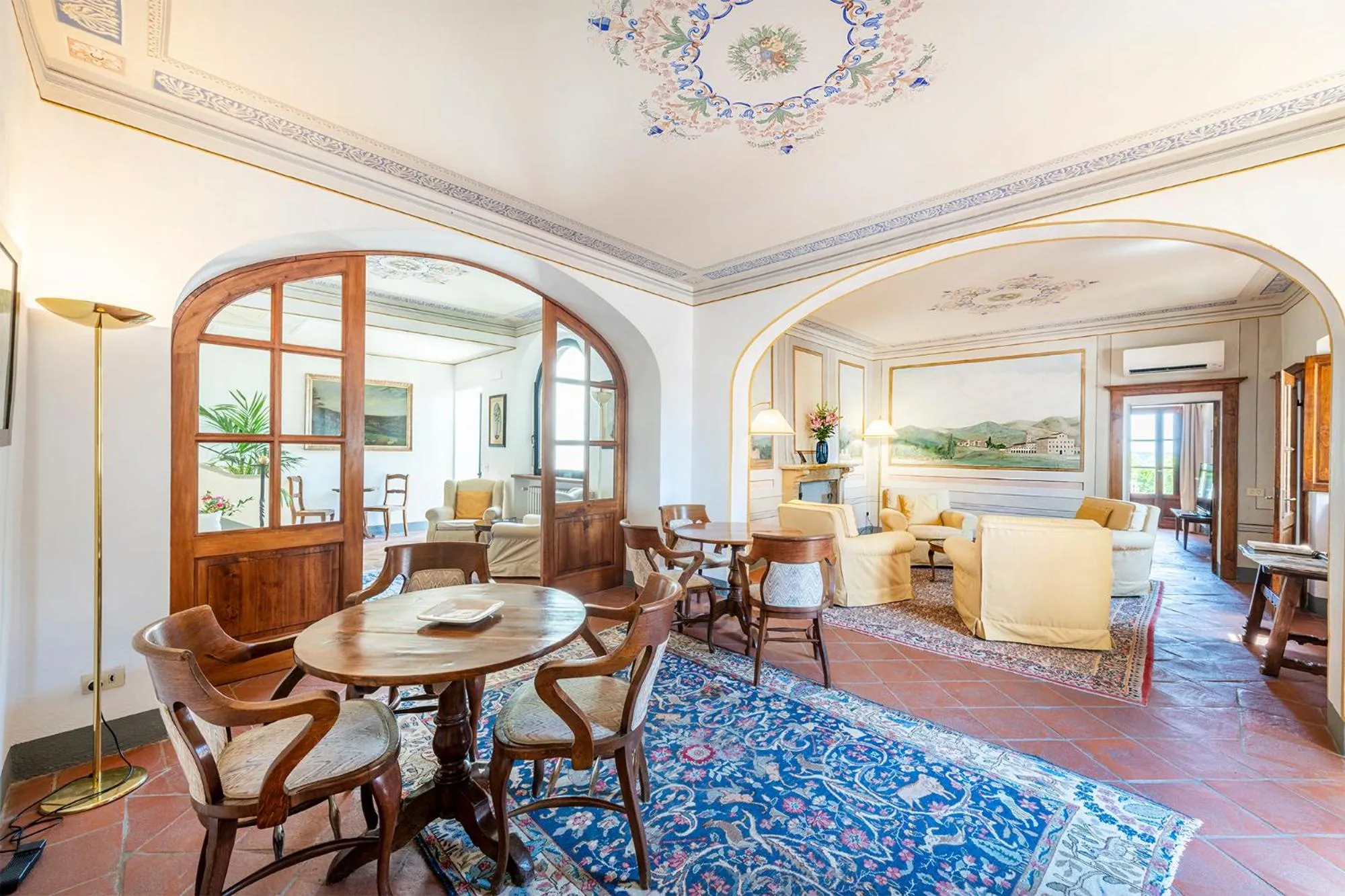 Living room in Relais Vignale & Spa