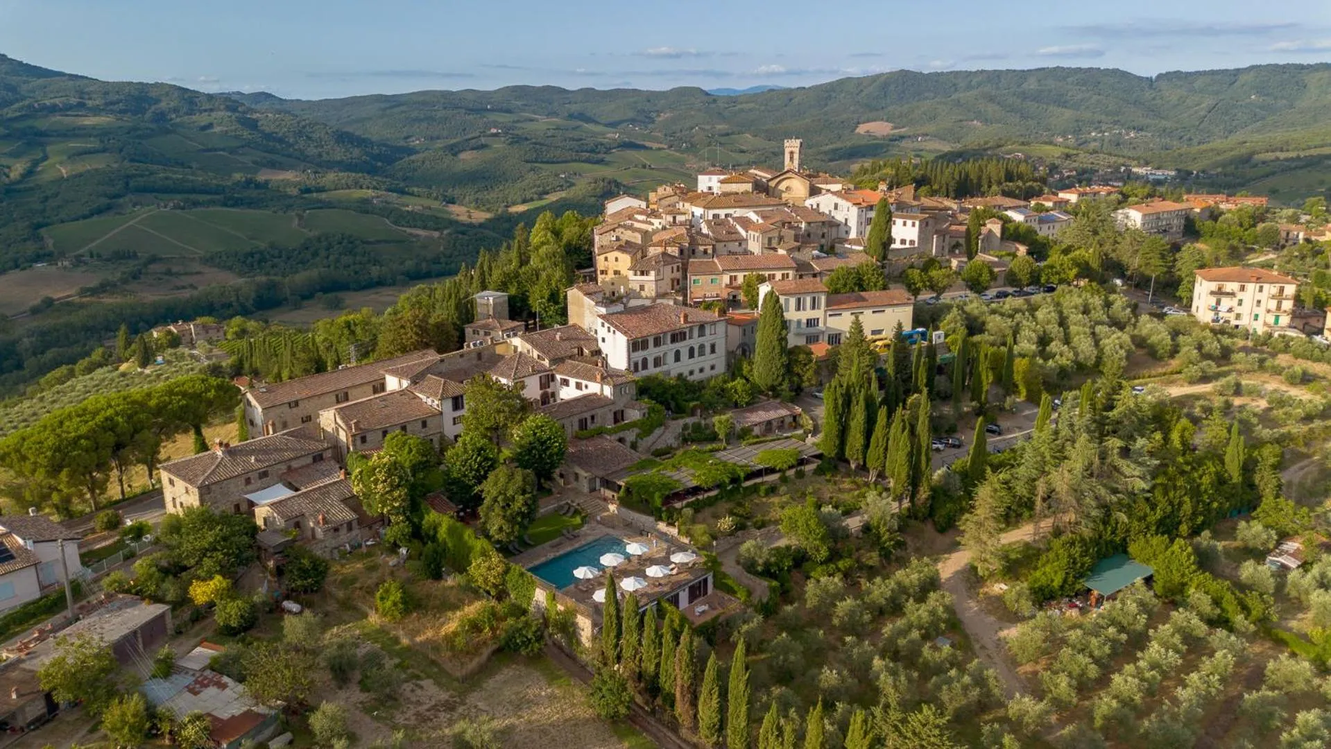 Bird's eye view in Relais Vignale & Spa