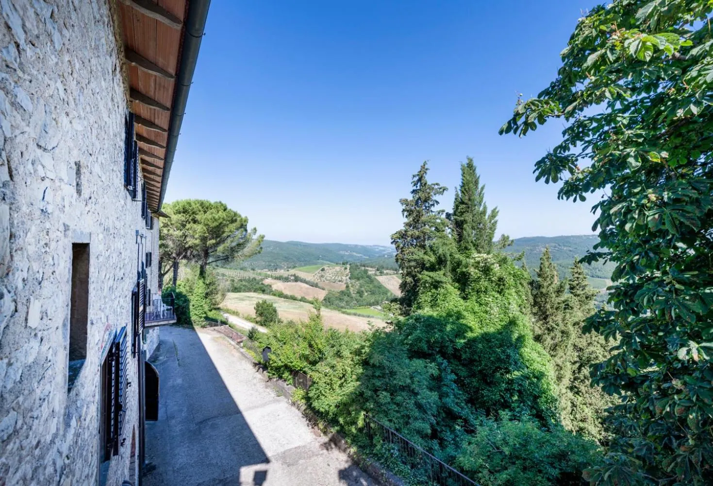 Mountain view in Relais Vignale & Spa