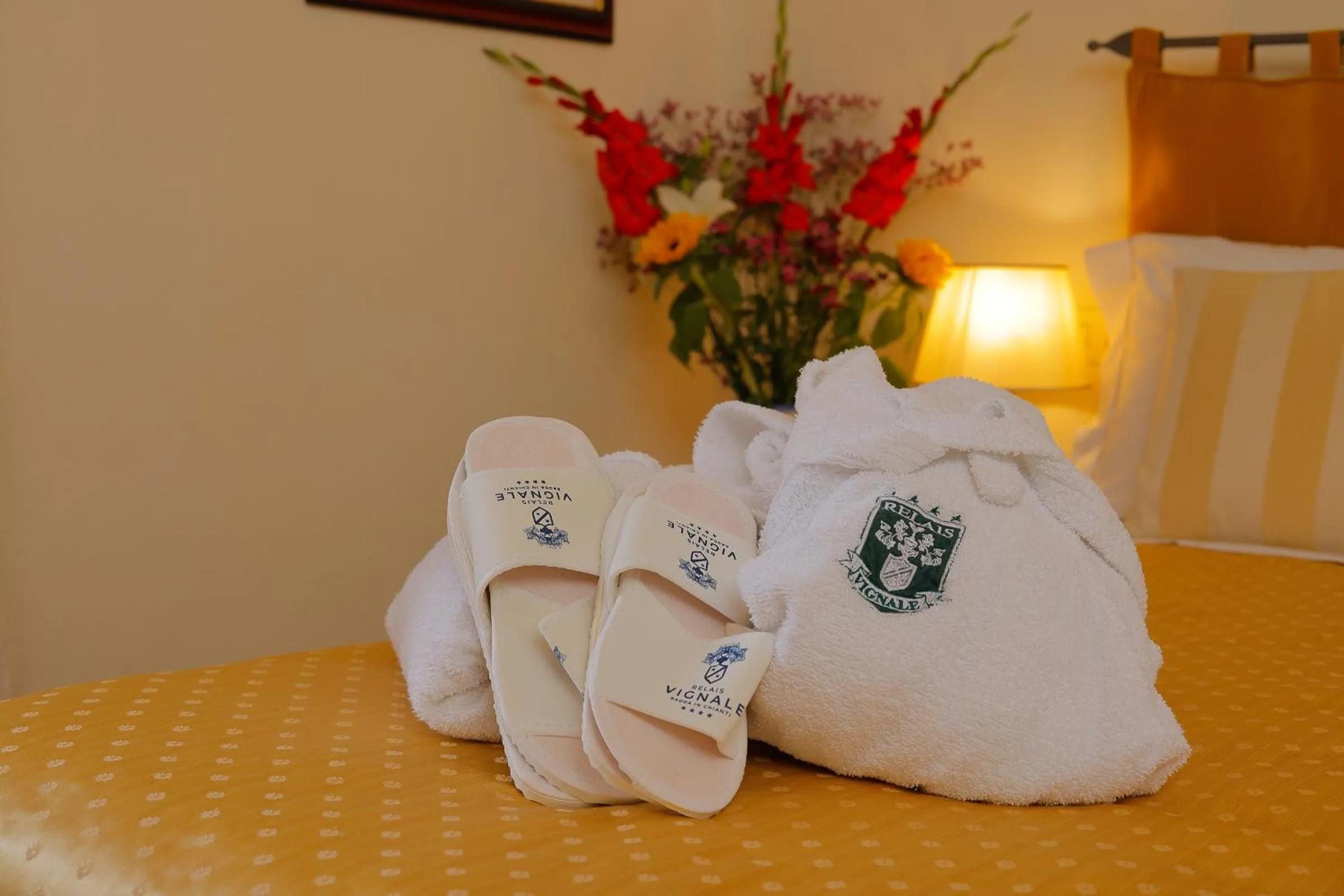 Bed in Relais Vignale & Spa