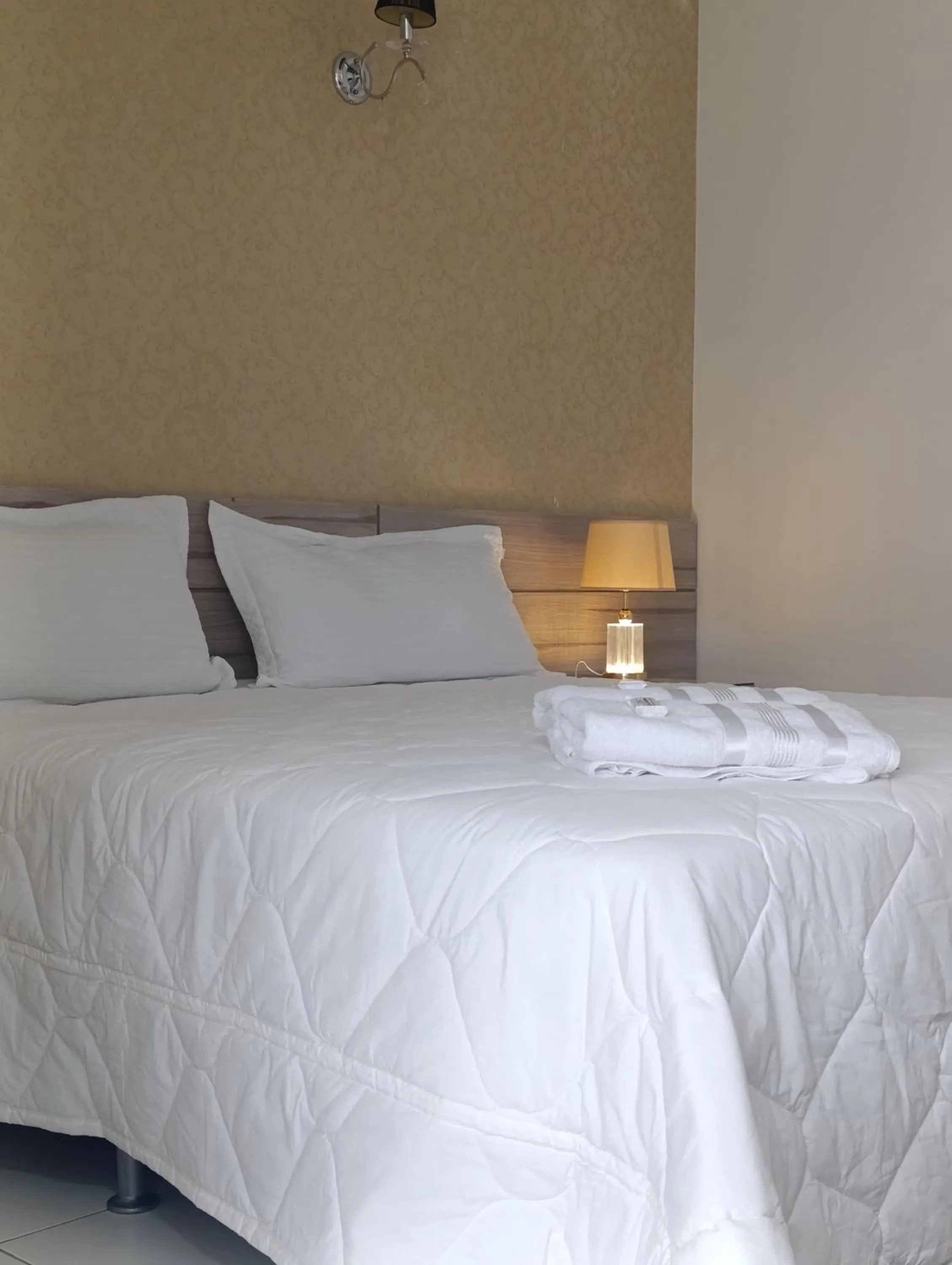 Bed in Hotel Sabrina