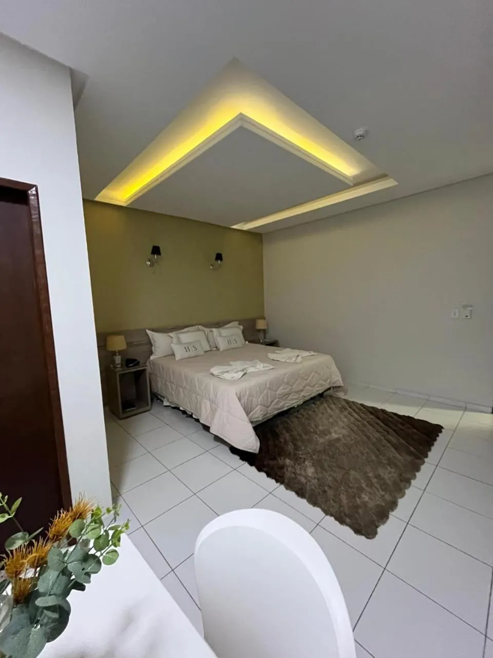 Bed in Hotel Sabrina