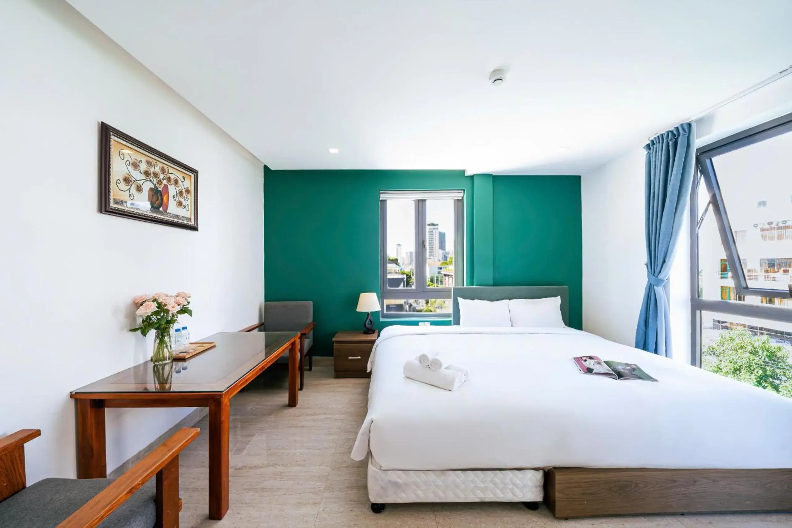 Deluxe Double Room with Side Sea View in Ocean Garden Boutique Da Nang by Haviland Deluxe Double Room with Side Sea View in Ocean Garden Boutique Da Nang by Haviland
