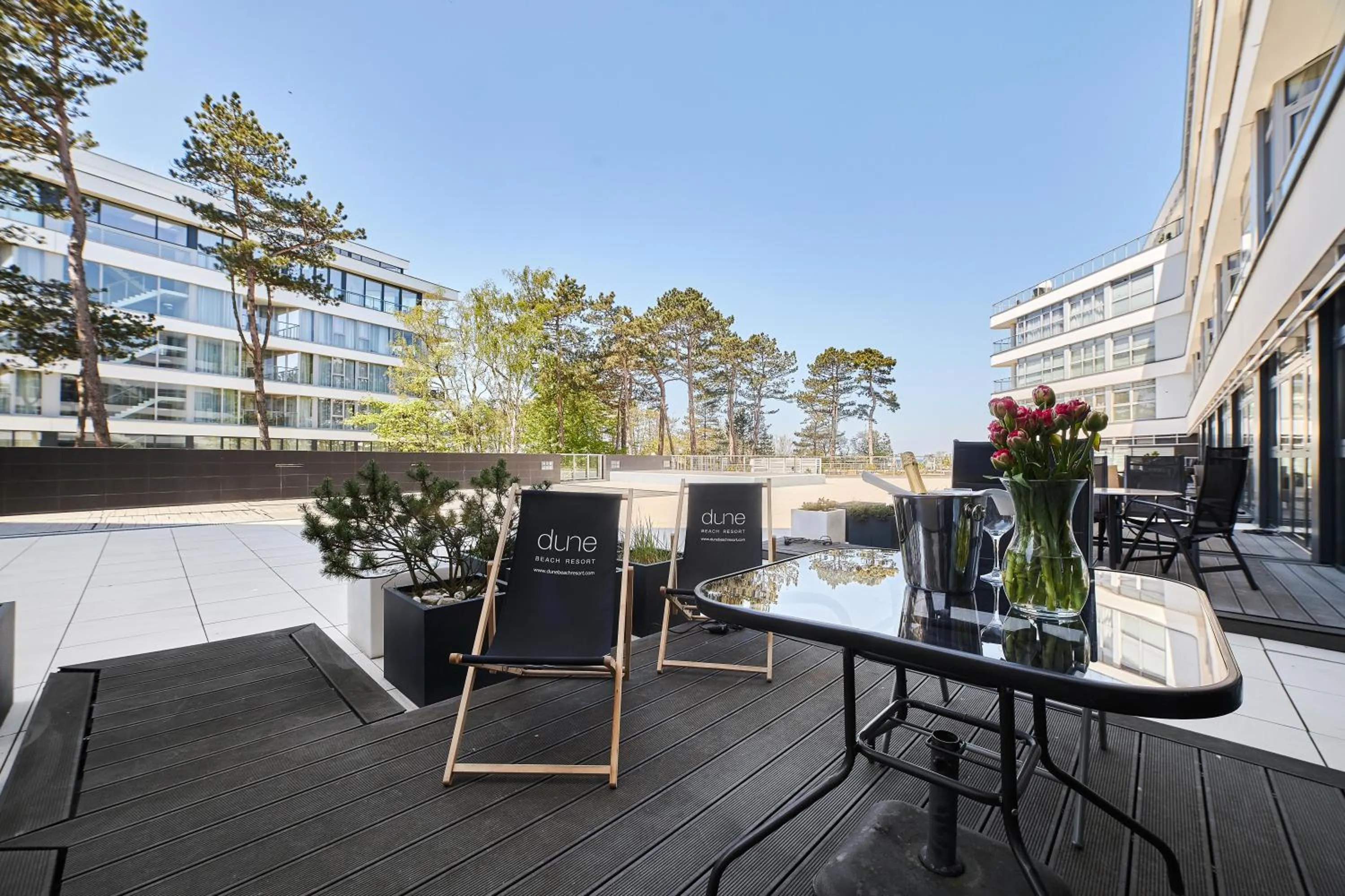 Balcony/Terrace in Dune Beach Resort - A