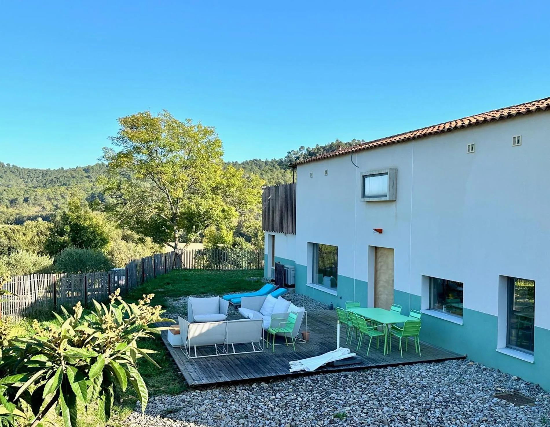Natural landscape in Domaine La Ferme HI bride