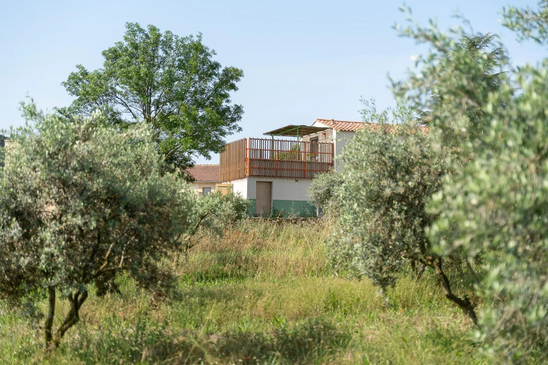 Garden view in Domaine La Ferme HI bride