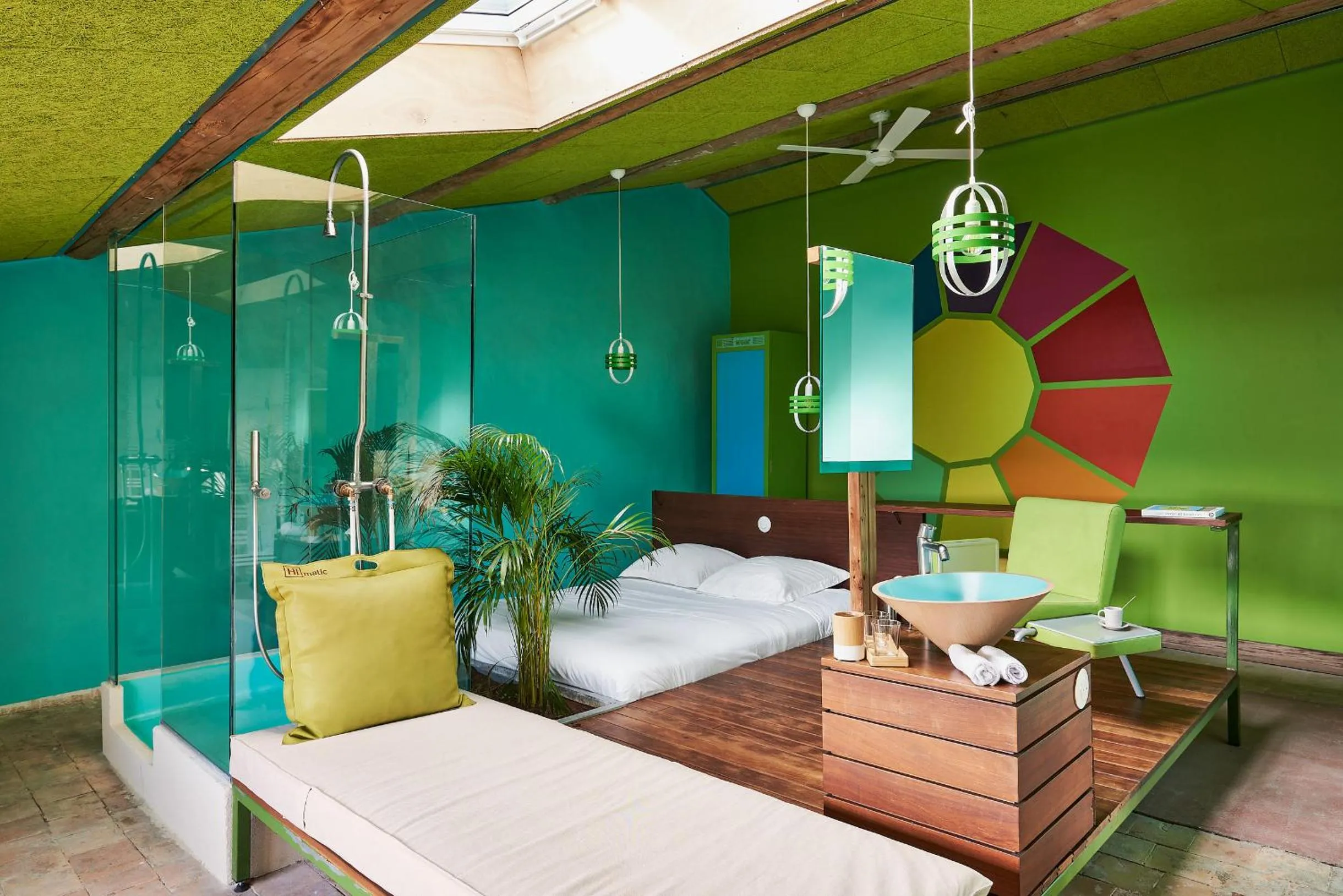 Bedroom in Domaine La Ferme HI bride