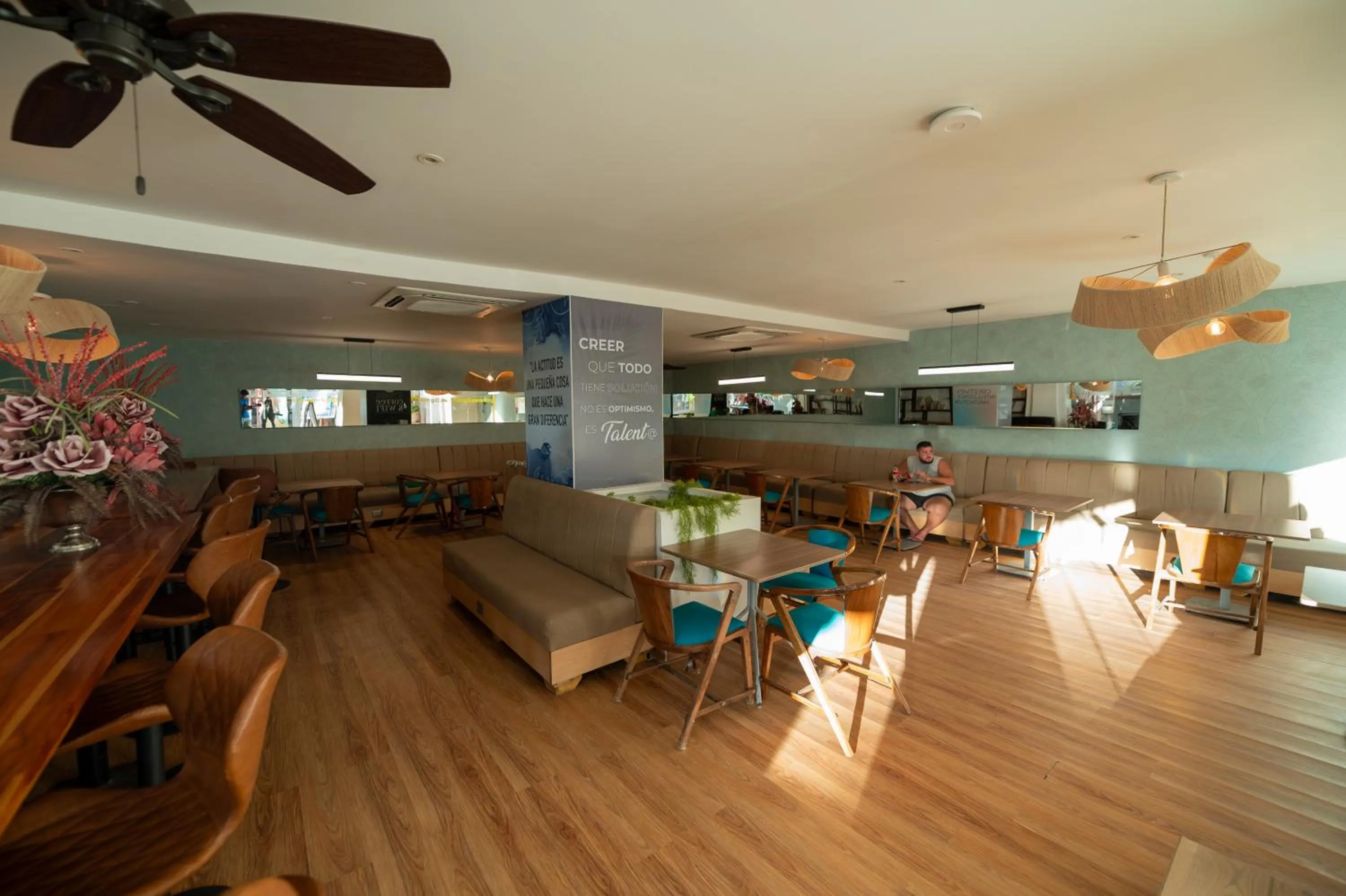 Seating area in Dreamer Beach Club