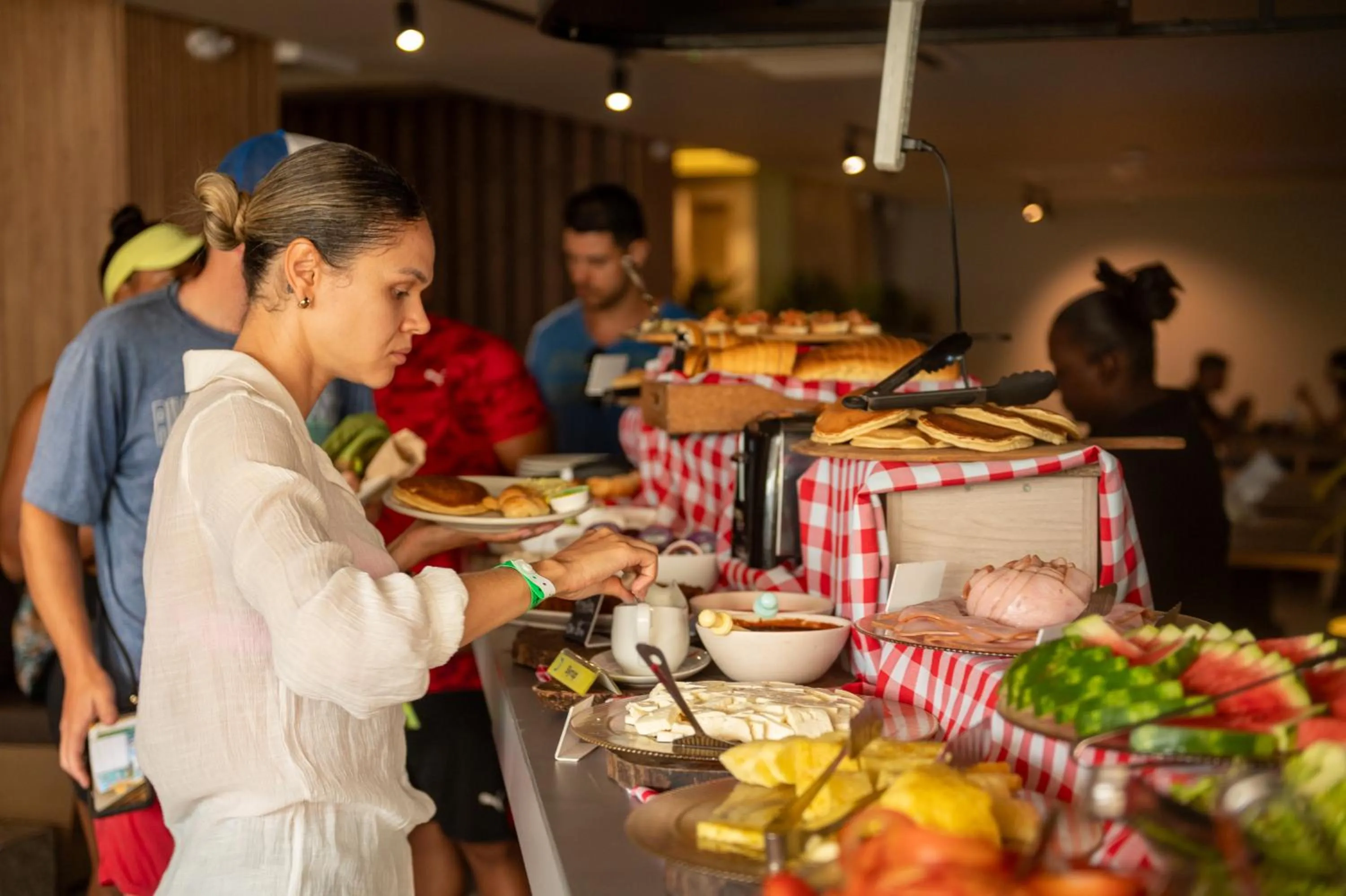 Buffet breakfast in Dreamer Beach Club