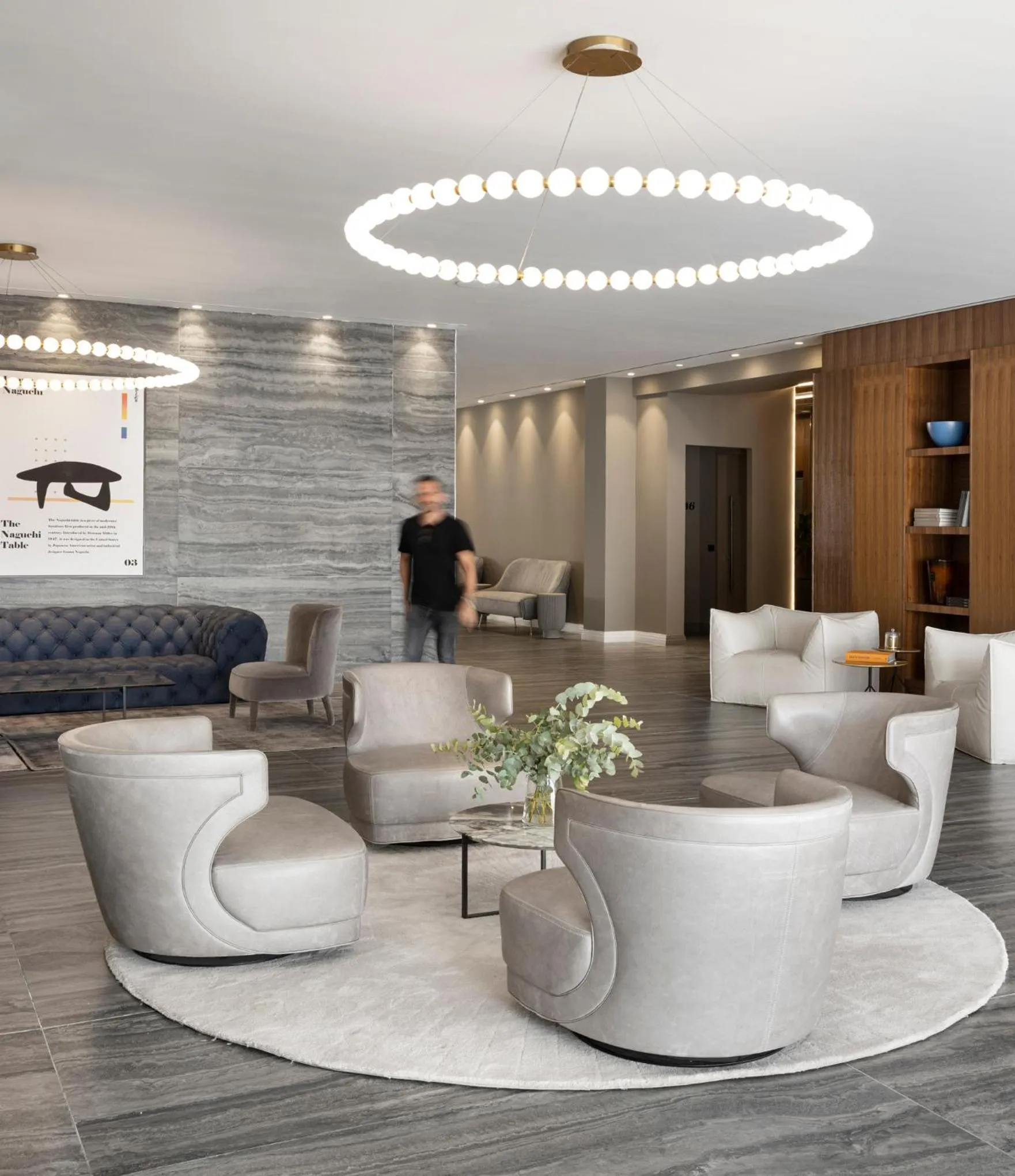 Lobby or reception in Dhotel - די הוטל