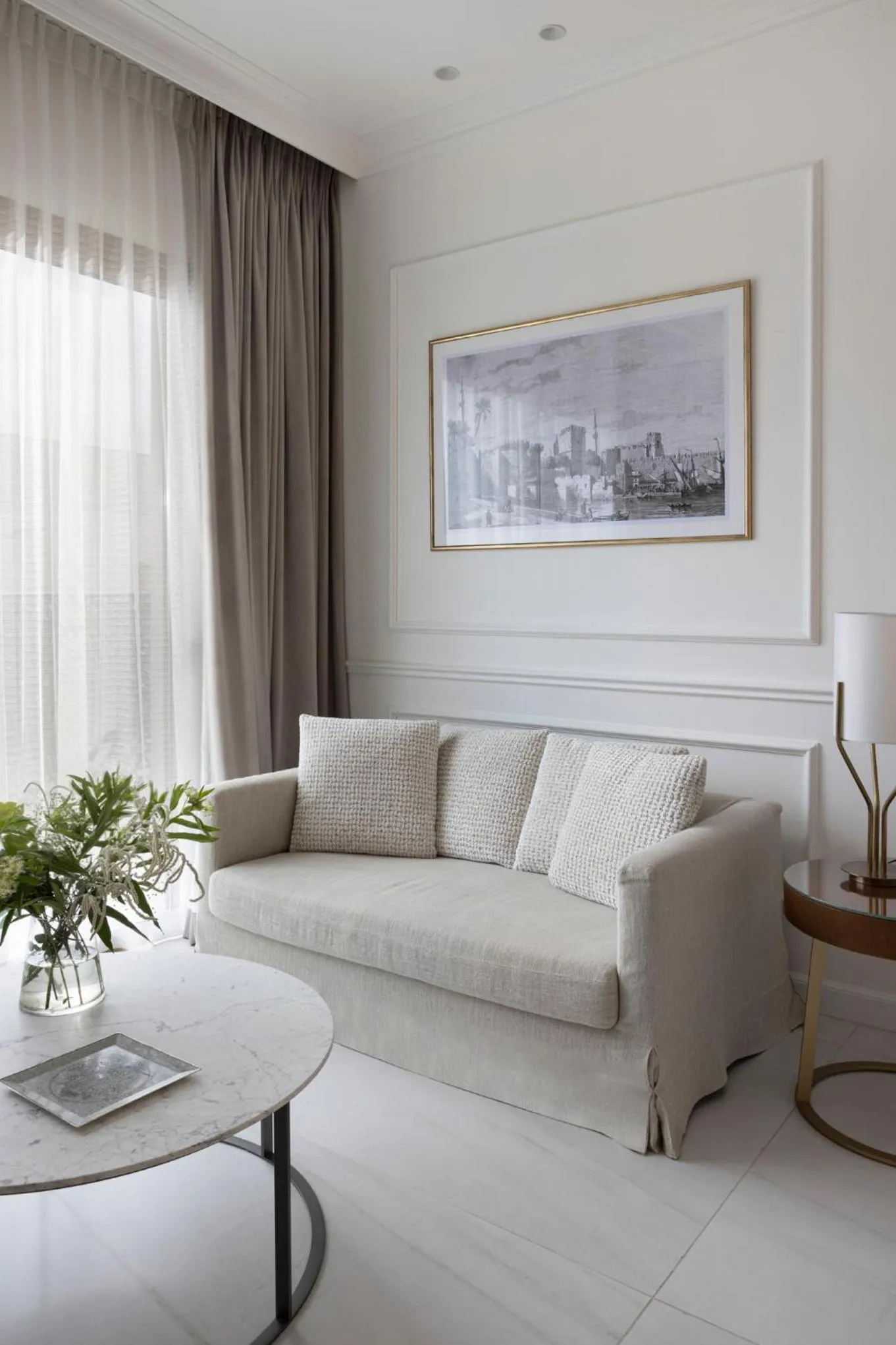 Seating area in Dhotel - די הוטל