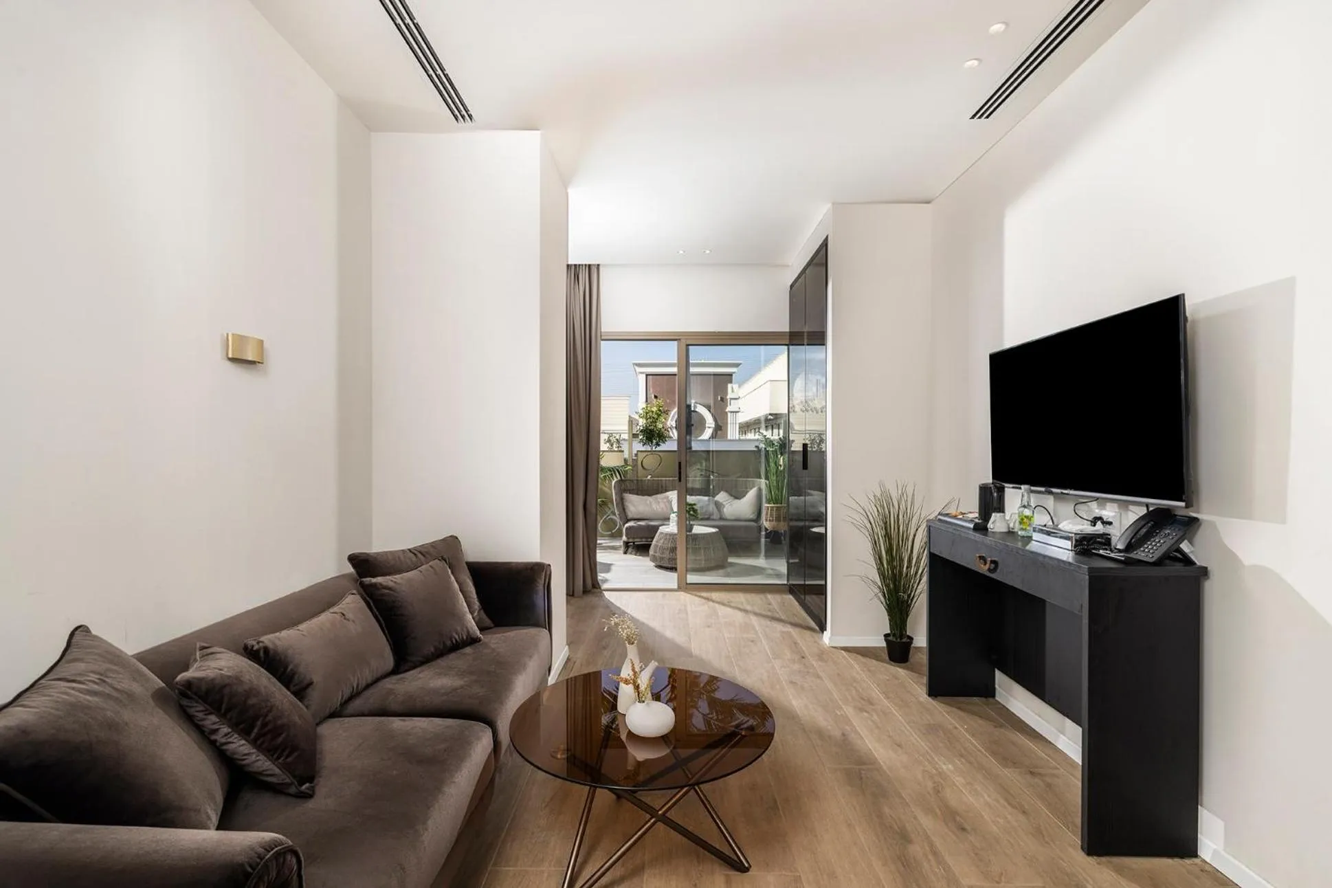 Seating area in Dhotel - די הוטל