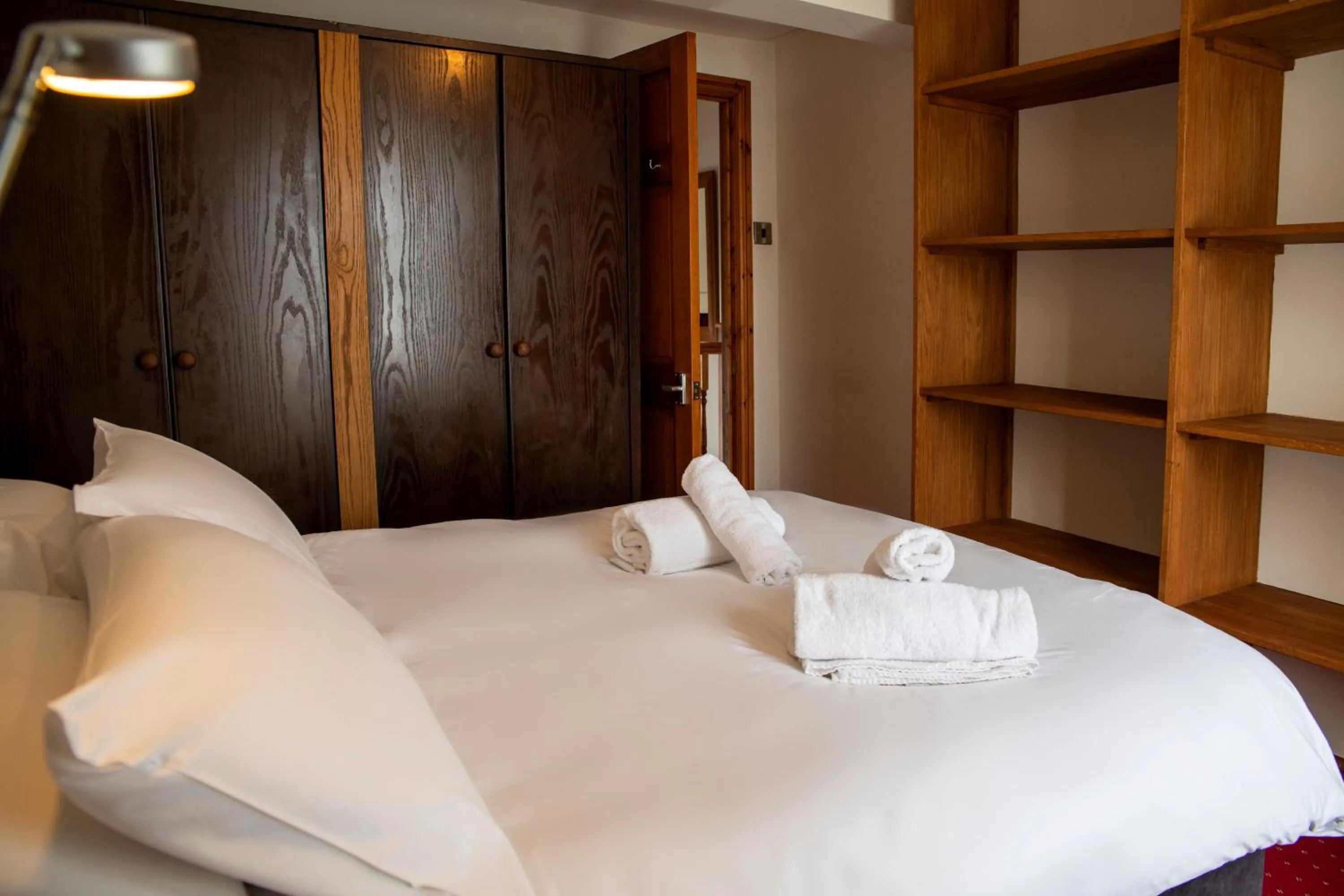 Bed in The Knighton Apartment