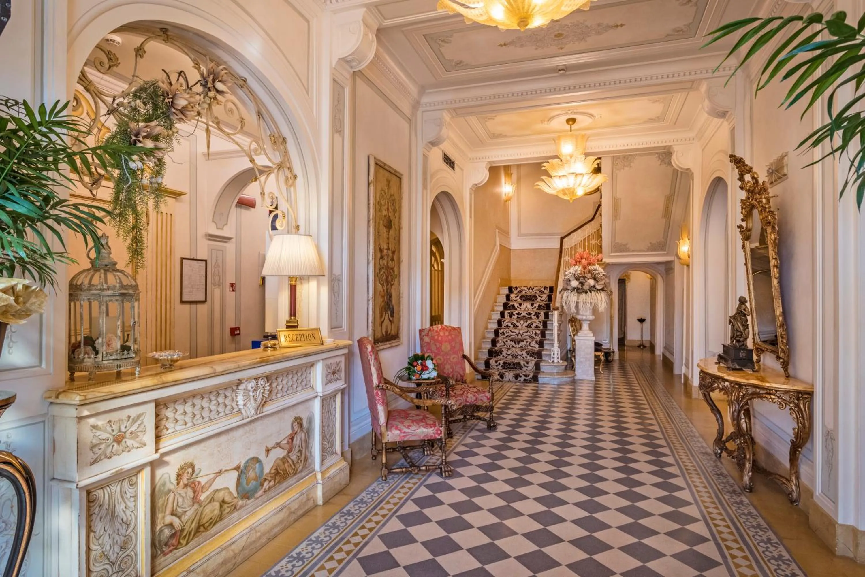 Lobby or reception in Hotel Armonia