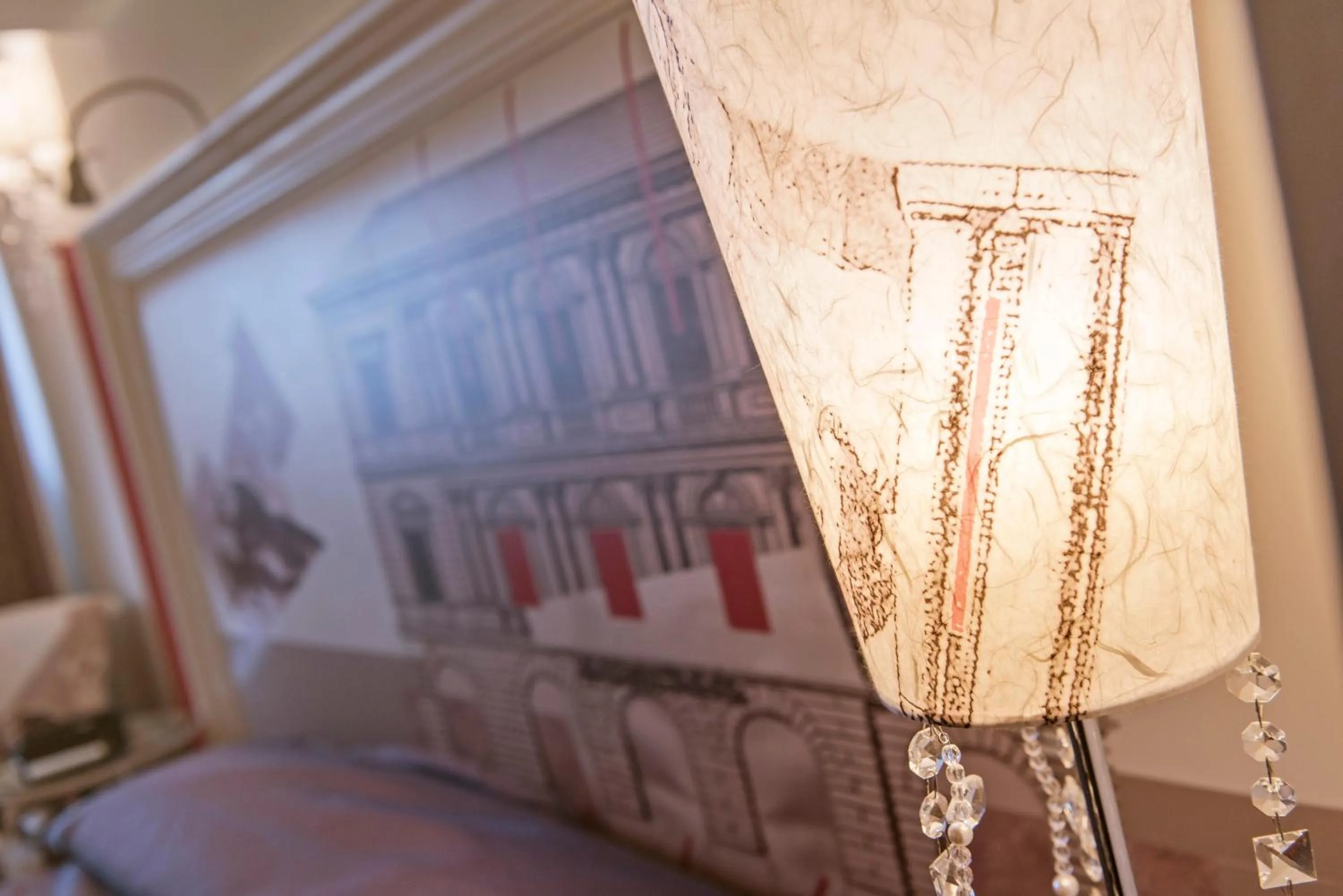 Decorative detail, Bed in Hotel Armonia