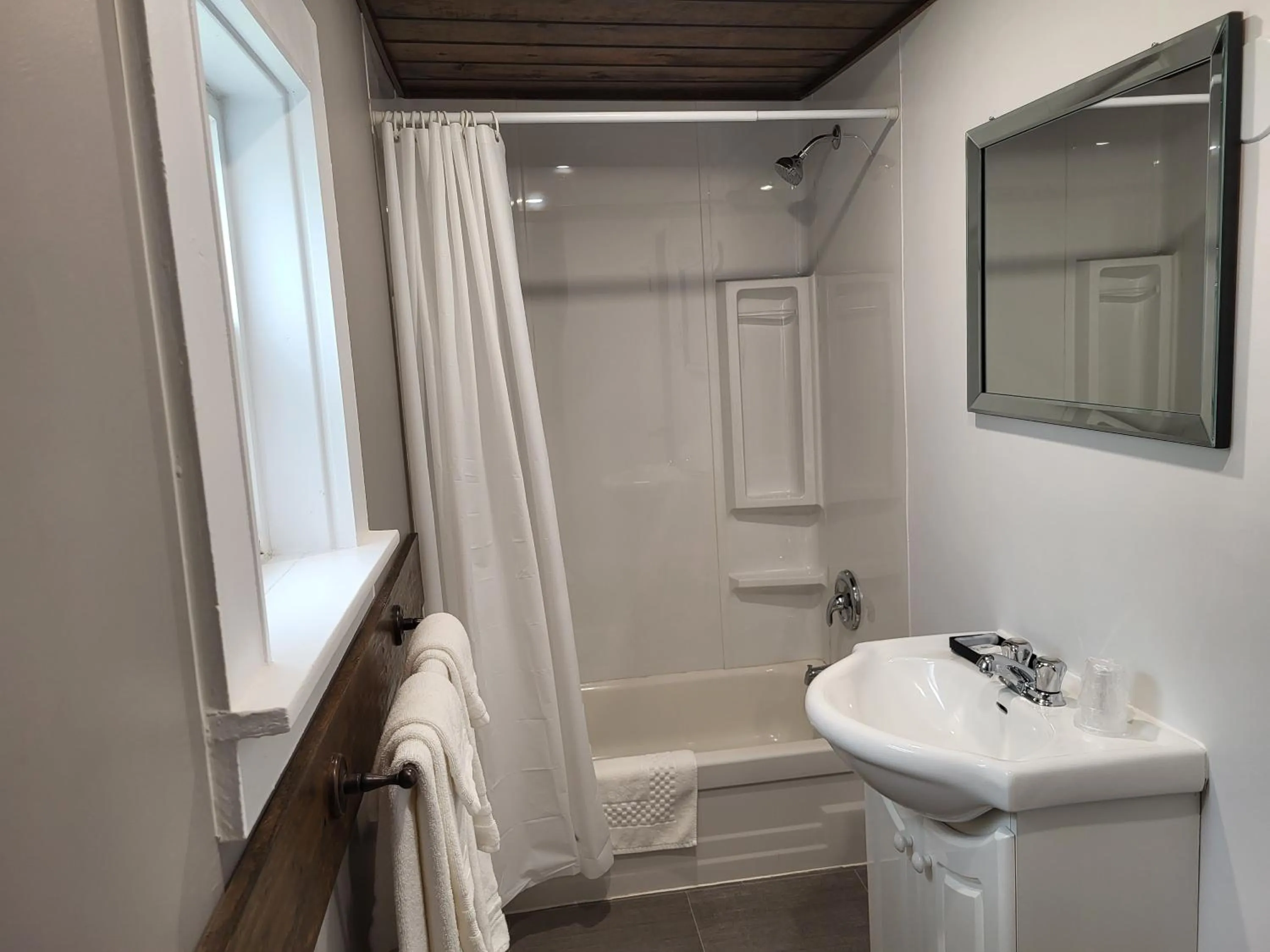 Bathroom in Scoodic Motel