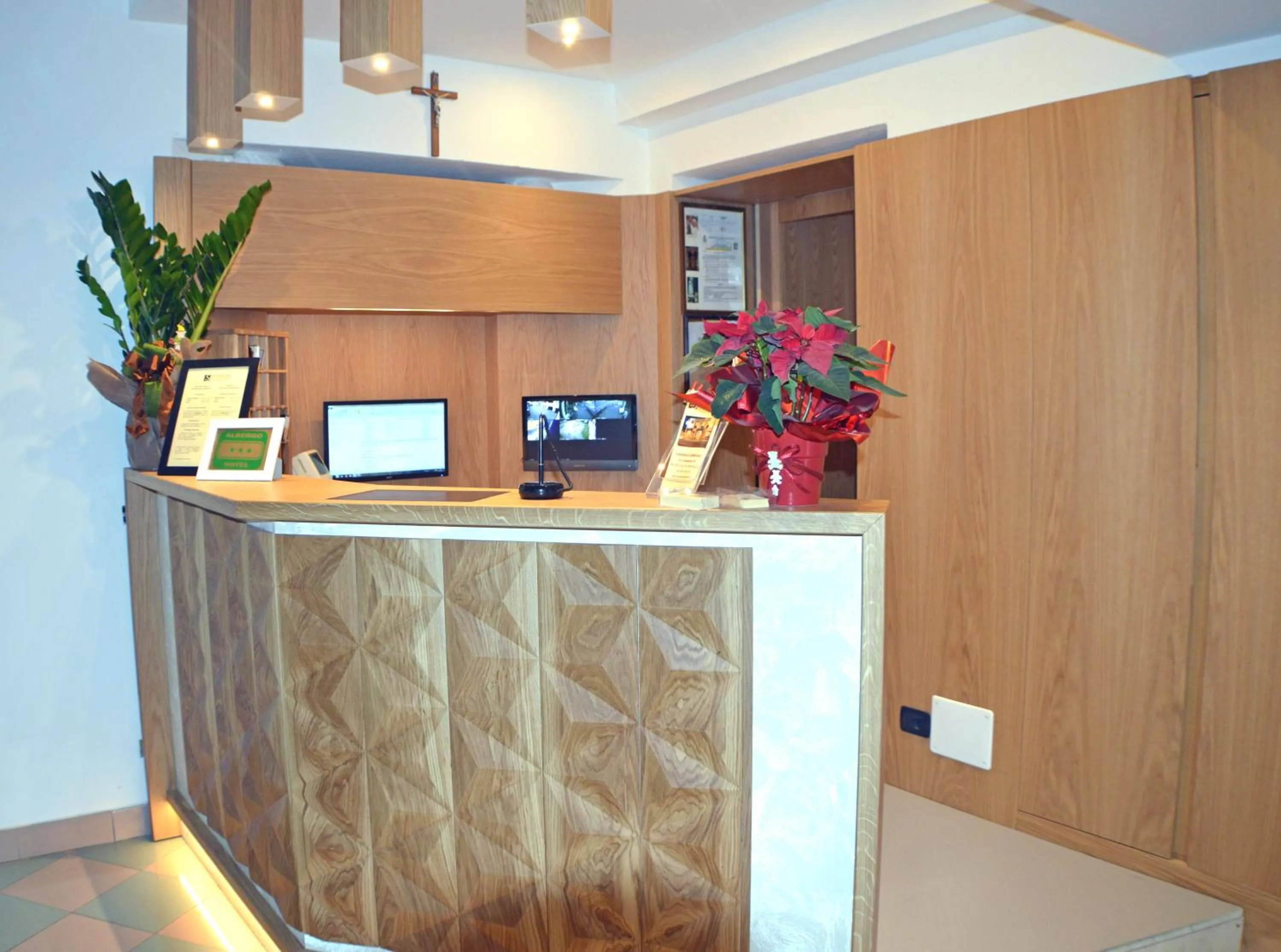 Lobby or reception in Sempione Hotel Malpensa