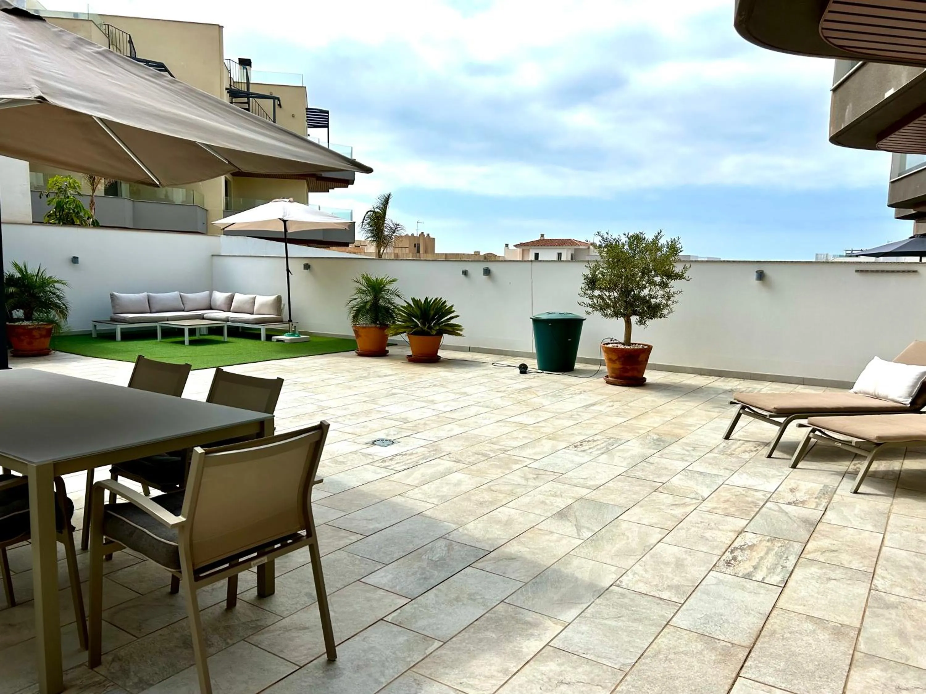 Patio in Gran terraza en Marinsa Beach Torrox