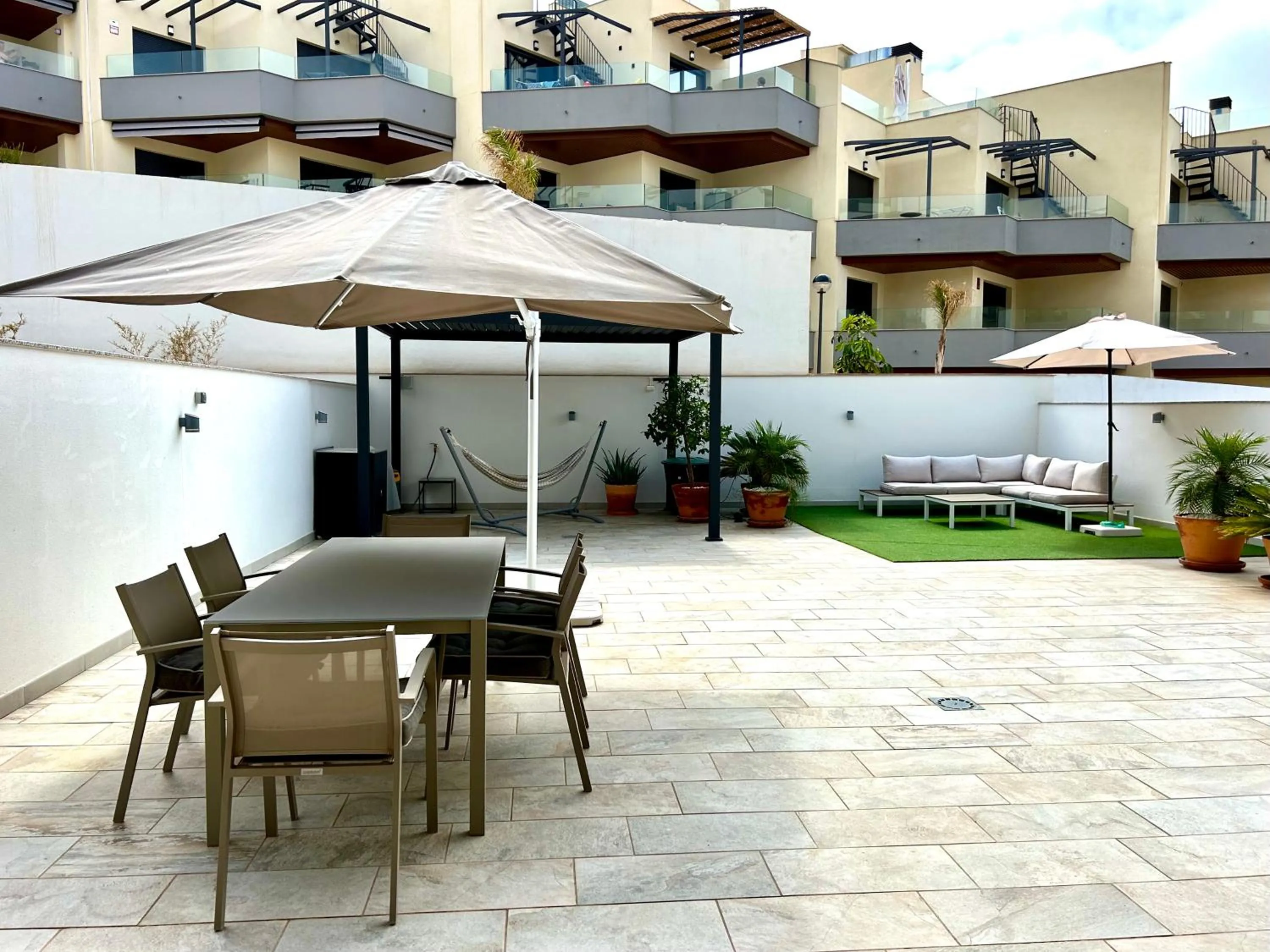 Patio in Gran terraza en Marinsa Beach Torrox