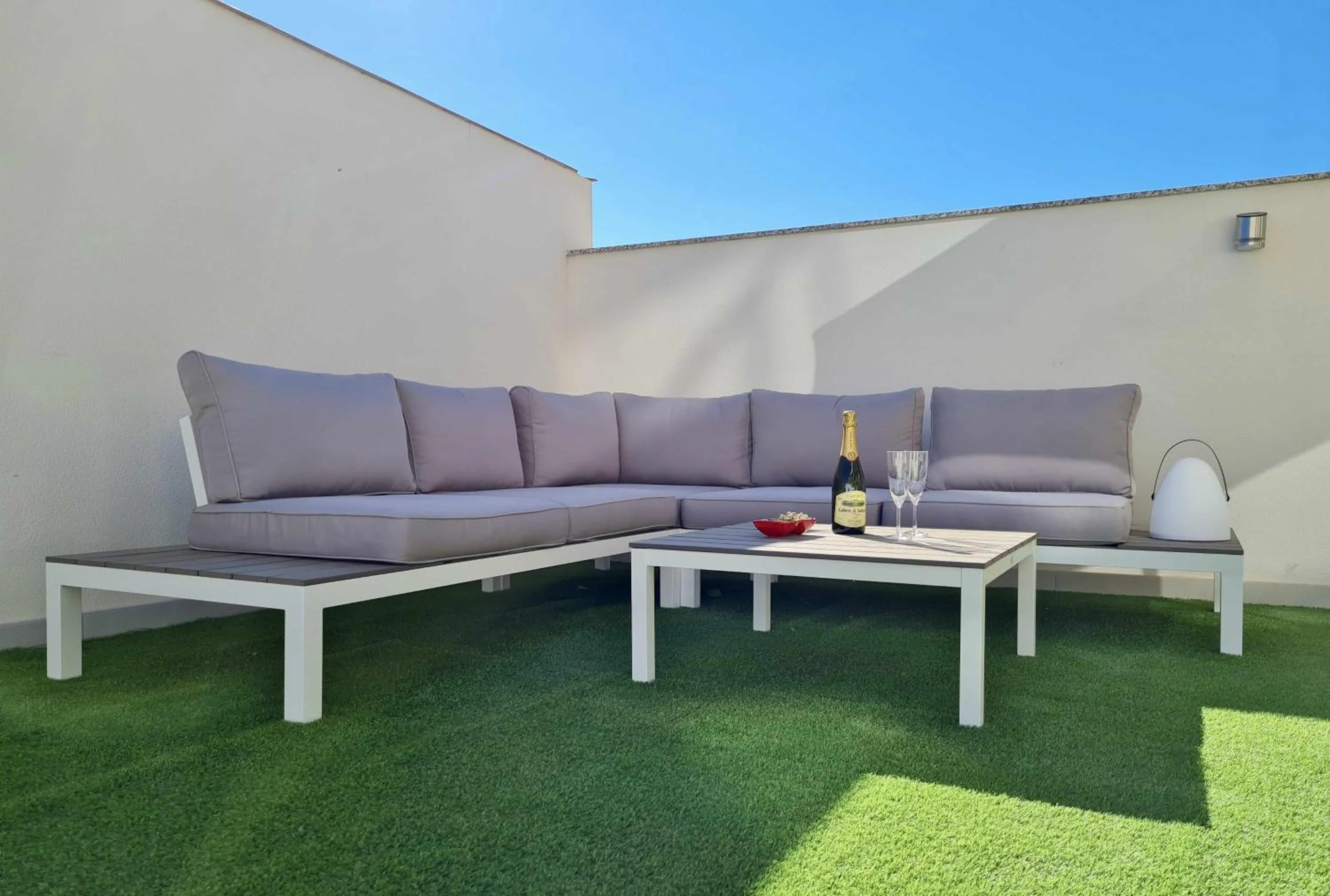 Patio in Gran terraza en Marinsa Beach Torrox